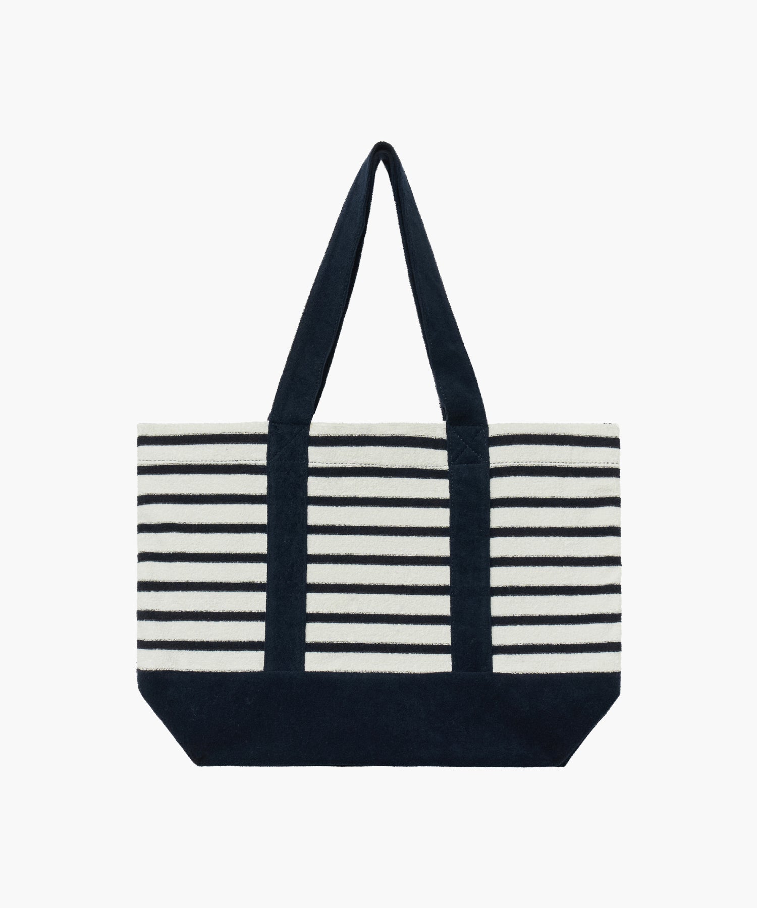 Marithe & Francois Girbaud - Classic Logo Terry Shopper Bag (Stripe) product image 2 | TRAB K-Fashion Australia
