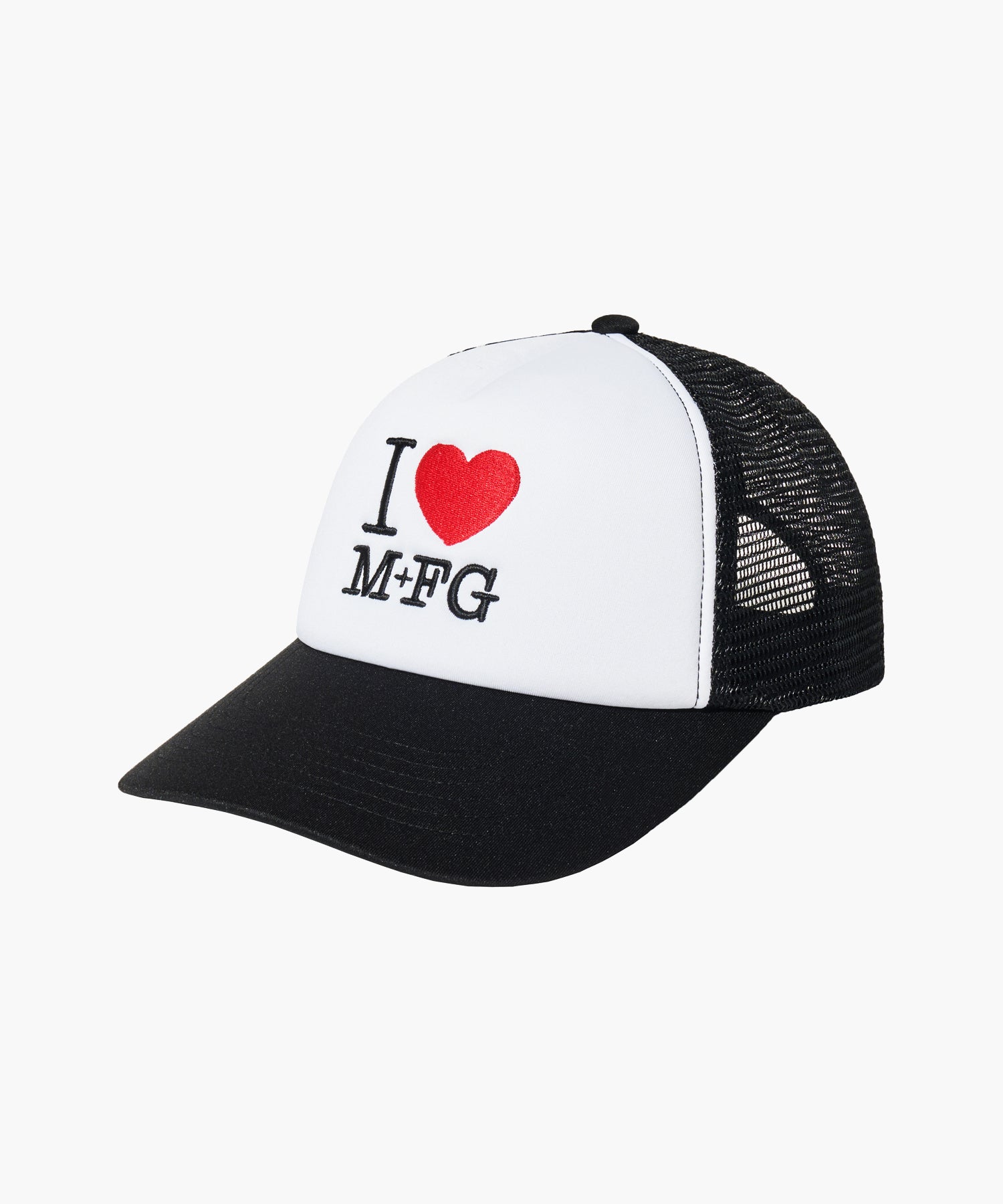 Marithe & Francois Girbaud - I Love Mfg Mesh Cap (Black) product image 1 | TRAB K-Fashion Australia