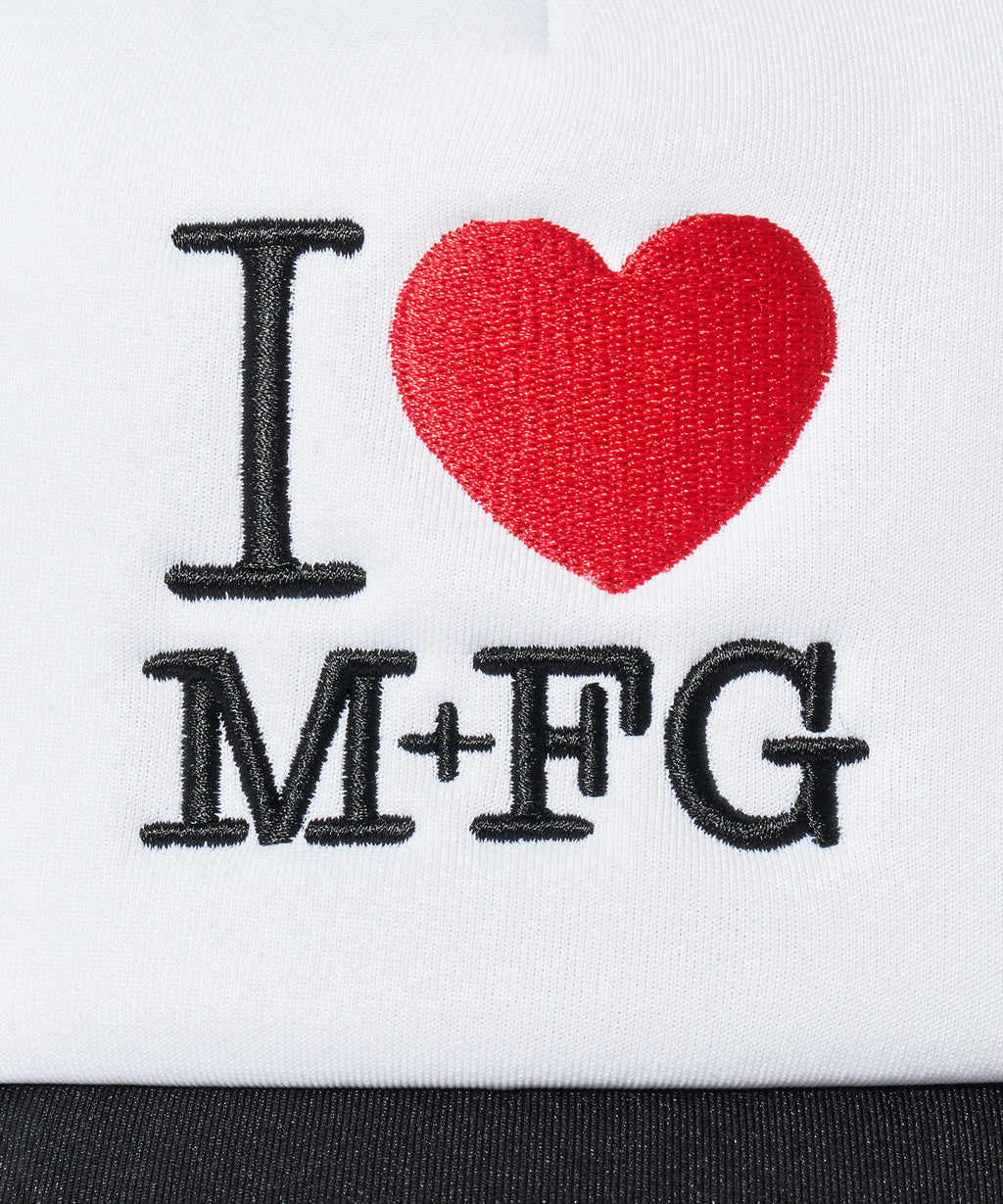 Marithe & Francois Girbaud - I Love Mfg Mesh Cap (Black) product image 4 | TRAB K-Fashion Australia