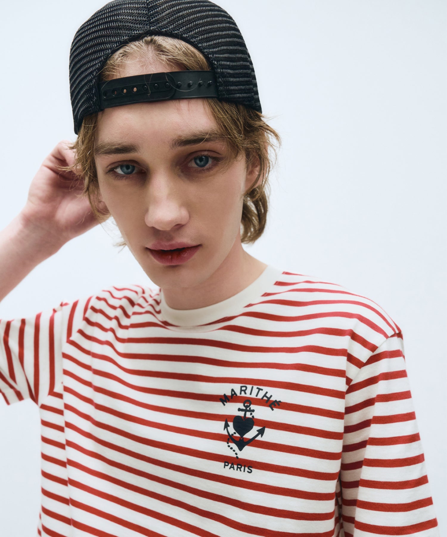 Marithe & Francois Girbaud - I Love Mfg Mesh Cap (Black) product image 6 | TRAB K-Fashion Australia