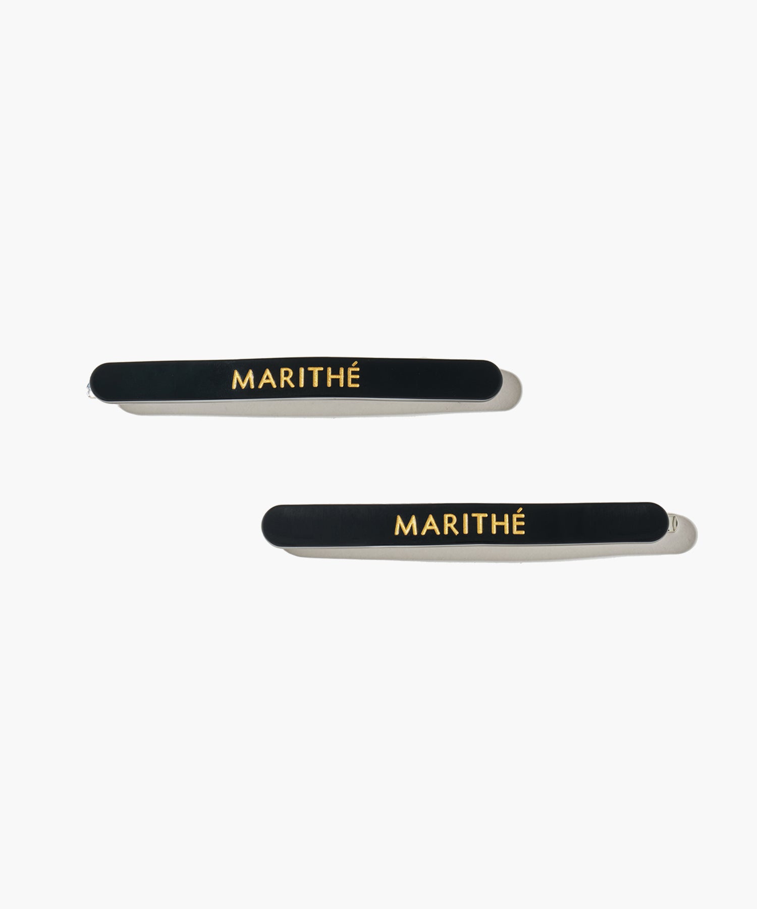 Marithe & Francois Girbaud - Regular Logo Slim Hair Pin 2pack (Black) product image 1 | TRAB K-Fashion Australia