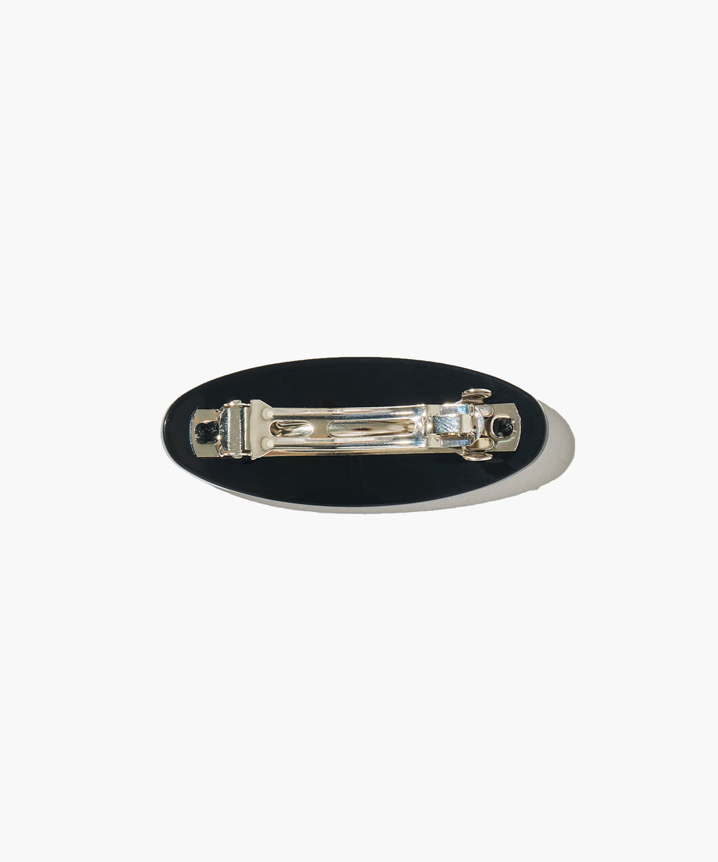 Marithe & Francois Girbaud - Regular Logo Oval Hair Pin (Black) product image 2 | TRAB K-Fashion Australia
