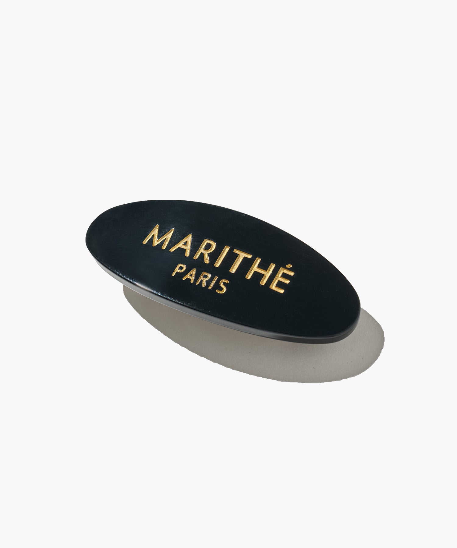 Marithe & Francois Girbaud - Regular Logo Oval Hair Pin (Black) product image 3 | TRAB K-Fashion Australia