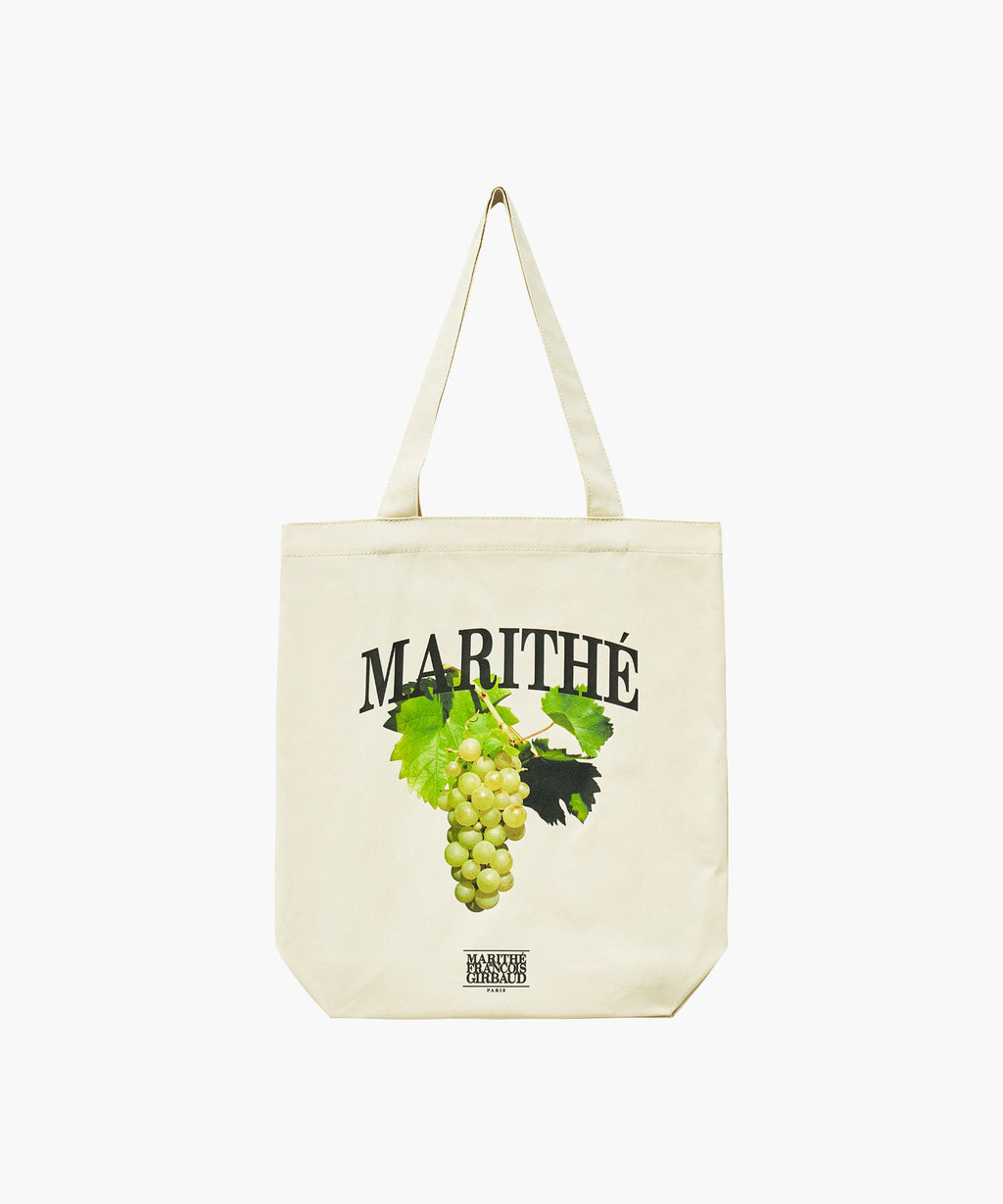 Marithe & Francois Girbaud - Grape Graphic Eco Bag (Natural) product image 1 | TRAB K-Fashion Australia
