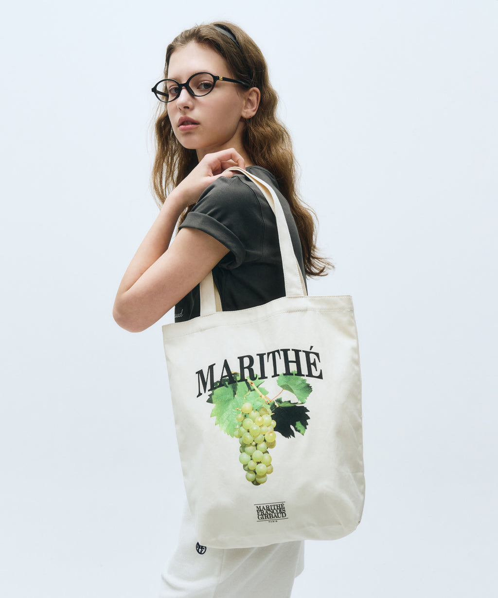 Marithe & Francois Girbaud - Grape Graphic Eco Bag (Natural) product image 5 | TRAB K-Fashion Australia