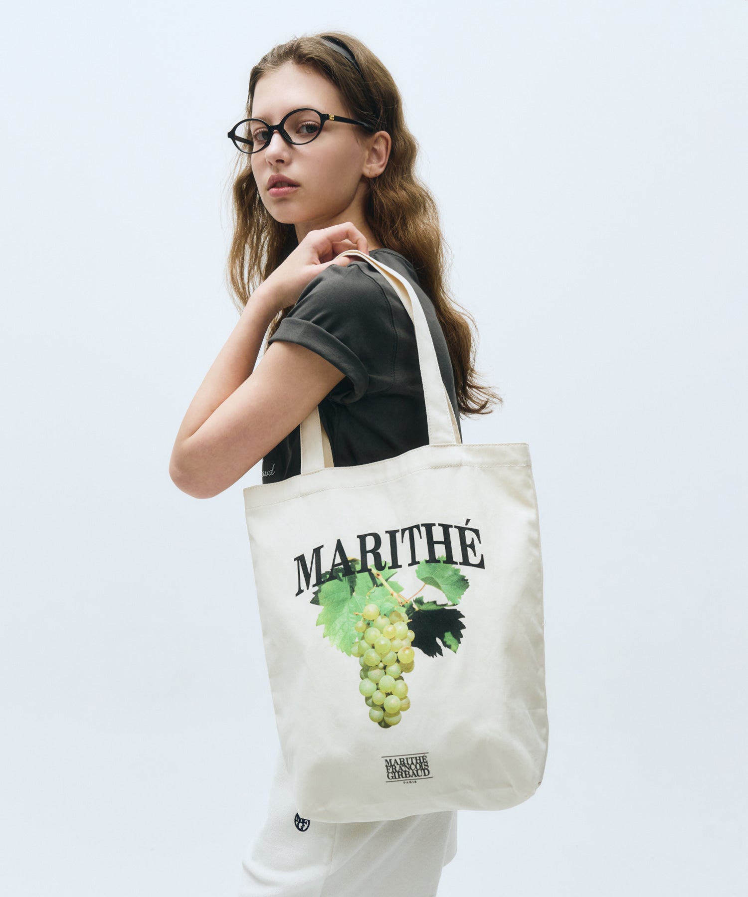 Marithe & Francois Girbaud - Grape Graphic Eco Bag (Natural) product image 5 | TRAB K-Fashion Australia