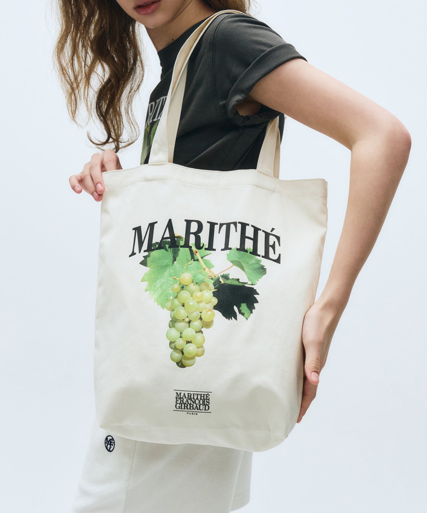 Marithe & Francois Girbaud - Grape Graphic Eco Bag (Natural) product image 7 | TRAB K-Fashion Australia