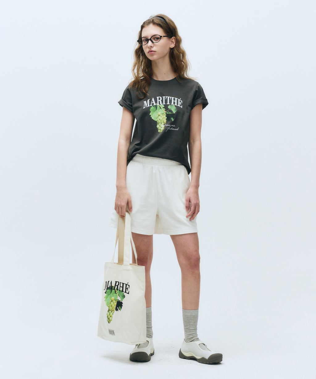 Marithe & Francois Girbaud - Grape Graphic Eco Bag (Natural) product image 8 | TRAB K-Fashion Australia