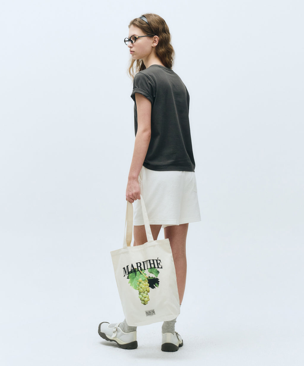 Marithe & Francois Girbaud - Grape Graphic Eco Bag (Natural) product image 9 | TRAB K-Fashion Australia