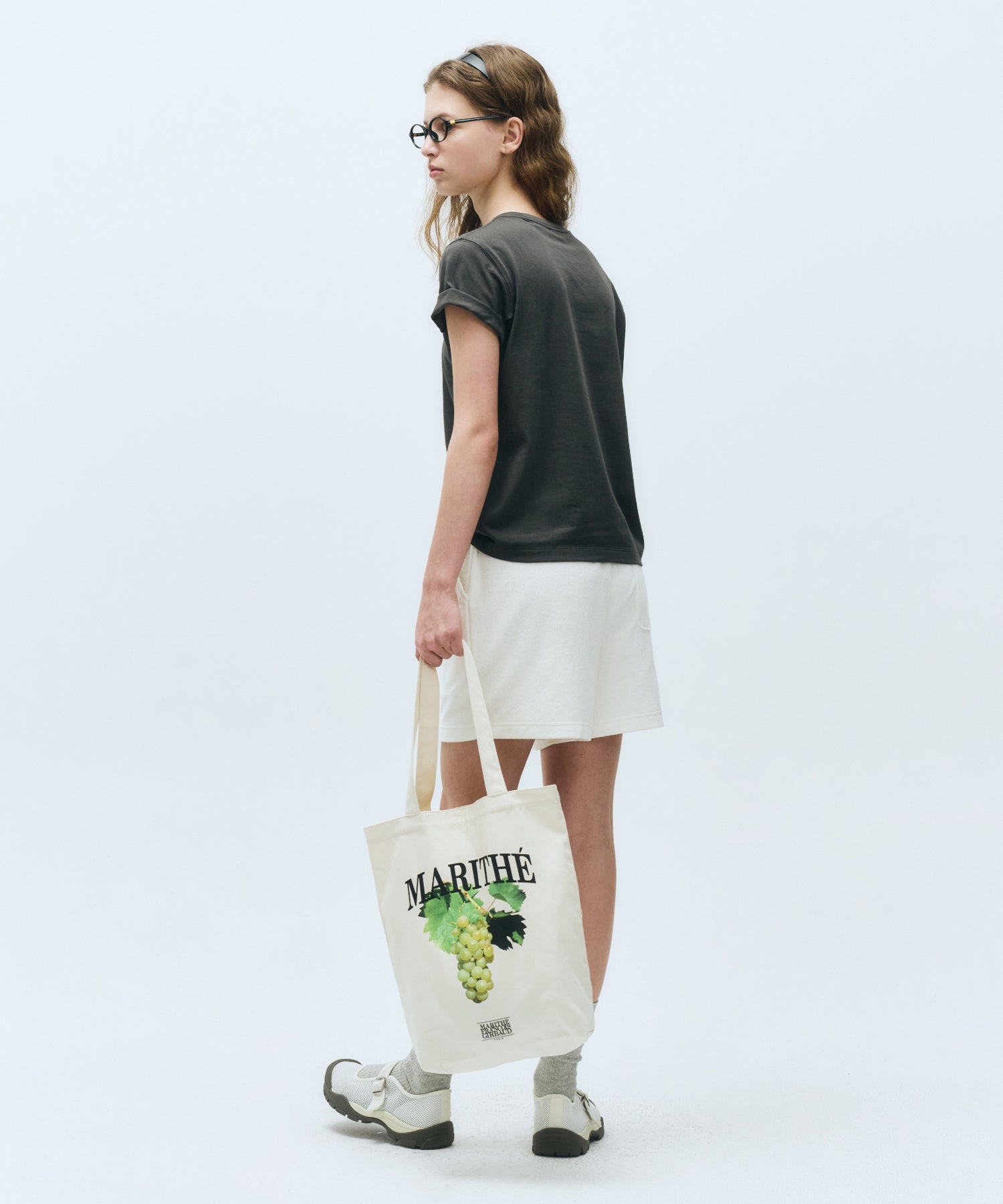 Marithe & Francois Girbaud - Grape Graphic Eco Bag (Natural) product image 9 | TRAB K-Fashion Australia