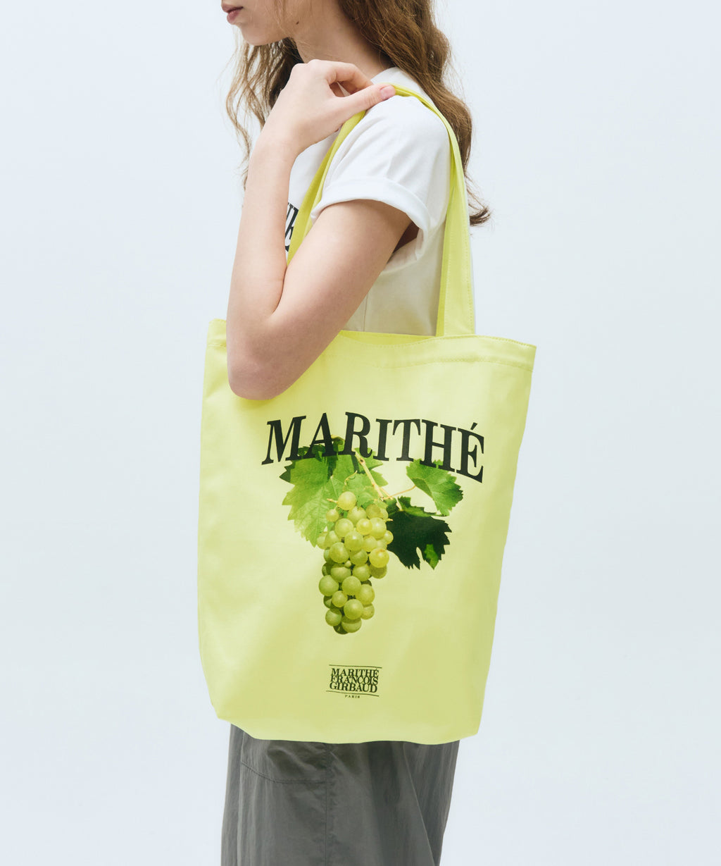 Marithe & Francois Girbaud - Grape Graphic Eco Bag (Light Yellow) product image 7 | TRAB K-Fashion Australia