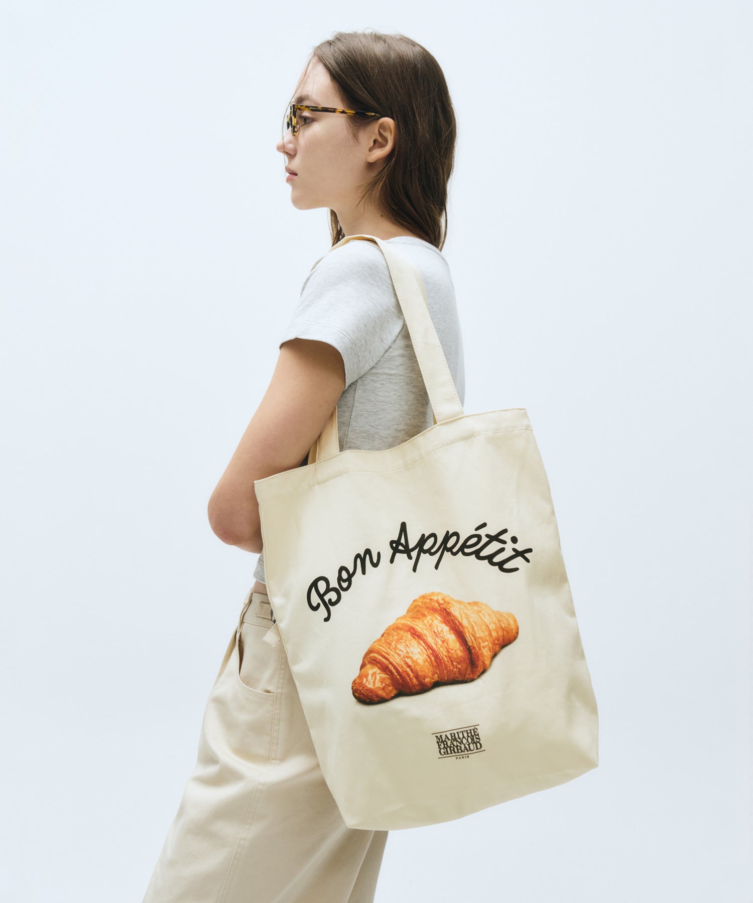 Marithe & Francois Girbaud - Bread Graphic Eco Bag (Natural) product image 5 | TRAB K-Fashion Australia