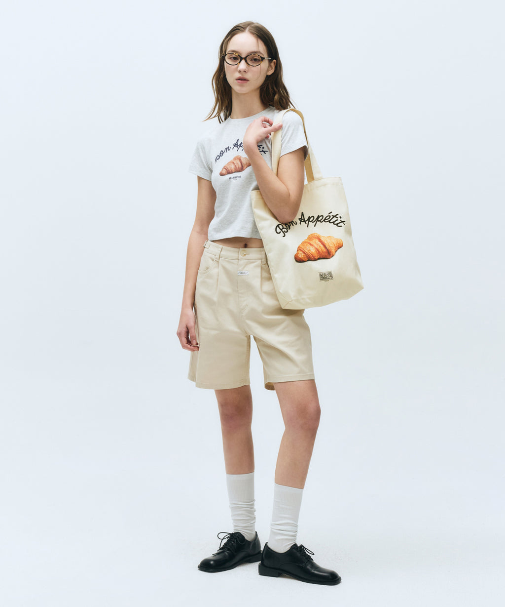 Marithe & Francois Girbaud - Bread Graphic Eco Bag (Natural) product image 7 | TRAB K-Fashion Australia