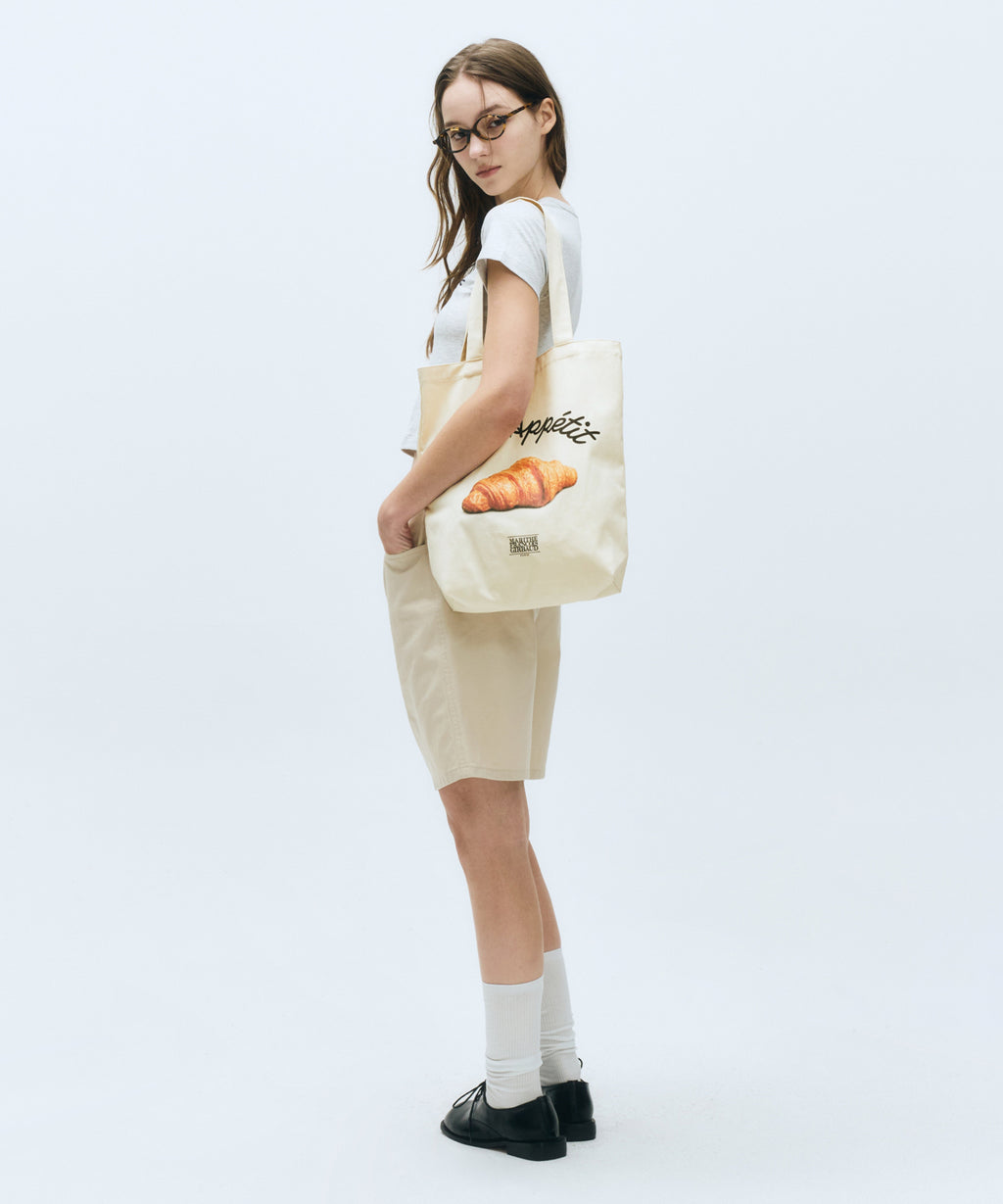 Marithe & Francois Girbaud - Bread Graphic Eco Bag (Natural) product image 8 | TRAB K-Fashion Australia
