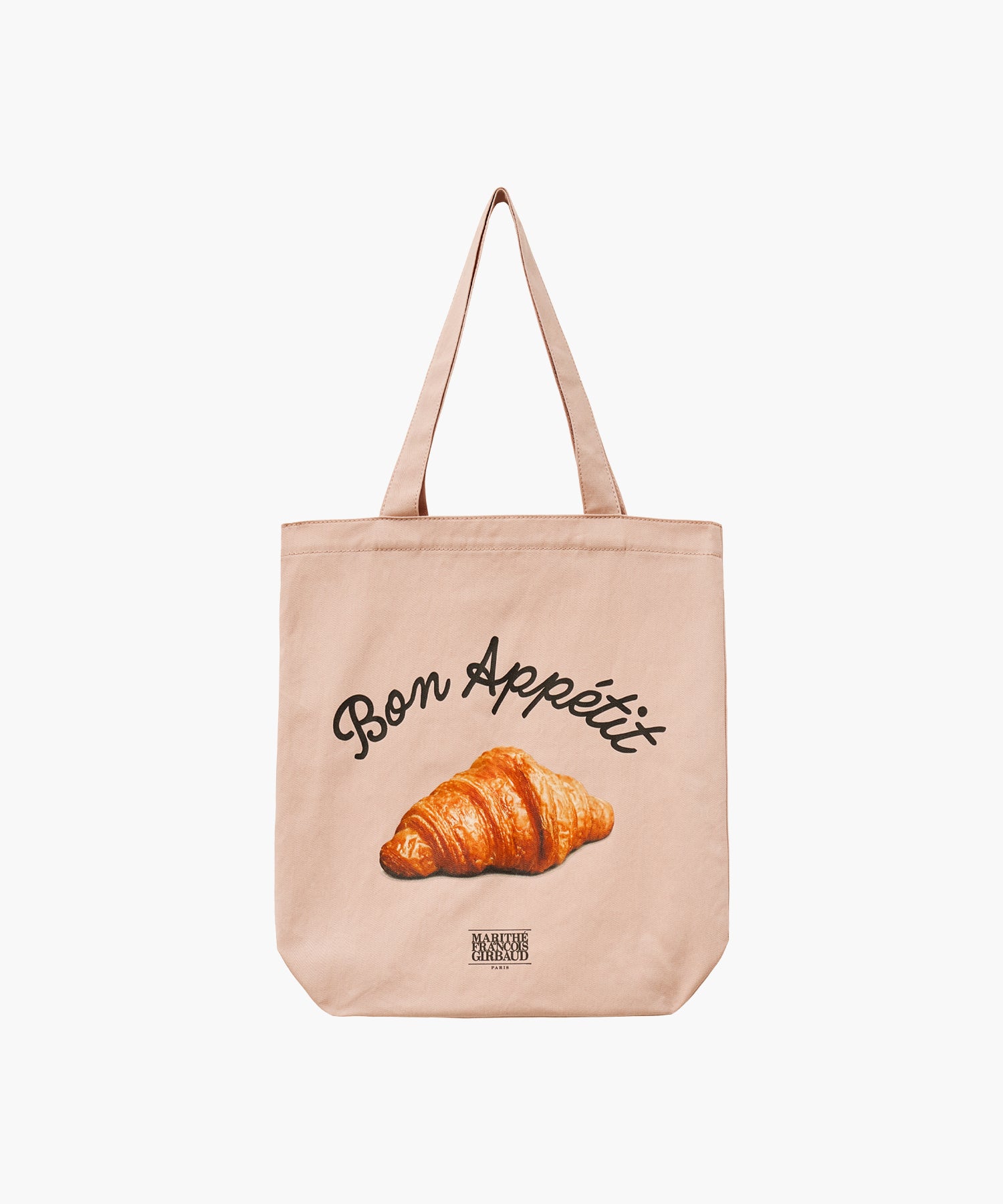 Marithe & Francois Girbaud - Bread Graphic Eco Bag (Coral Pink) product image 1 | TRAB K-Fashion Australia