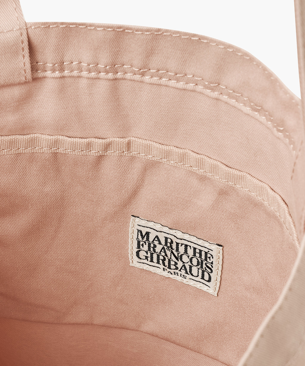Marithe & Francois Girbaud - Bread Graphic Eco Bag (Coral Pink) product image 3 | TRAB K-Fashion Australia