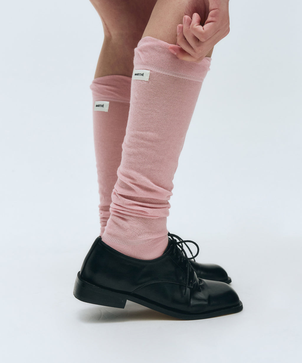 Marithe & Francois Girbaud - Sheer Socks (Pink) product image 4 | TRAB K-Fashion Australia