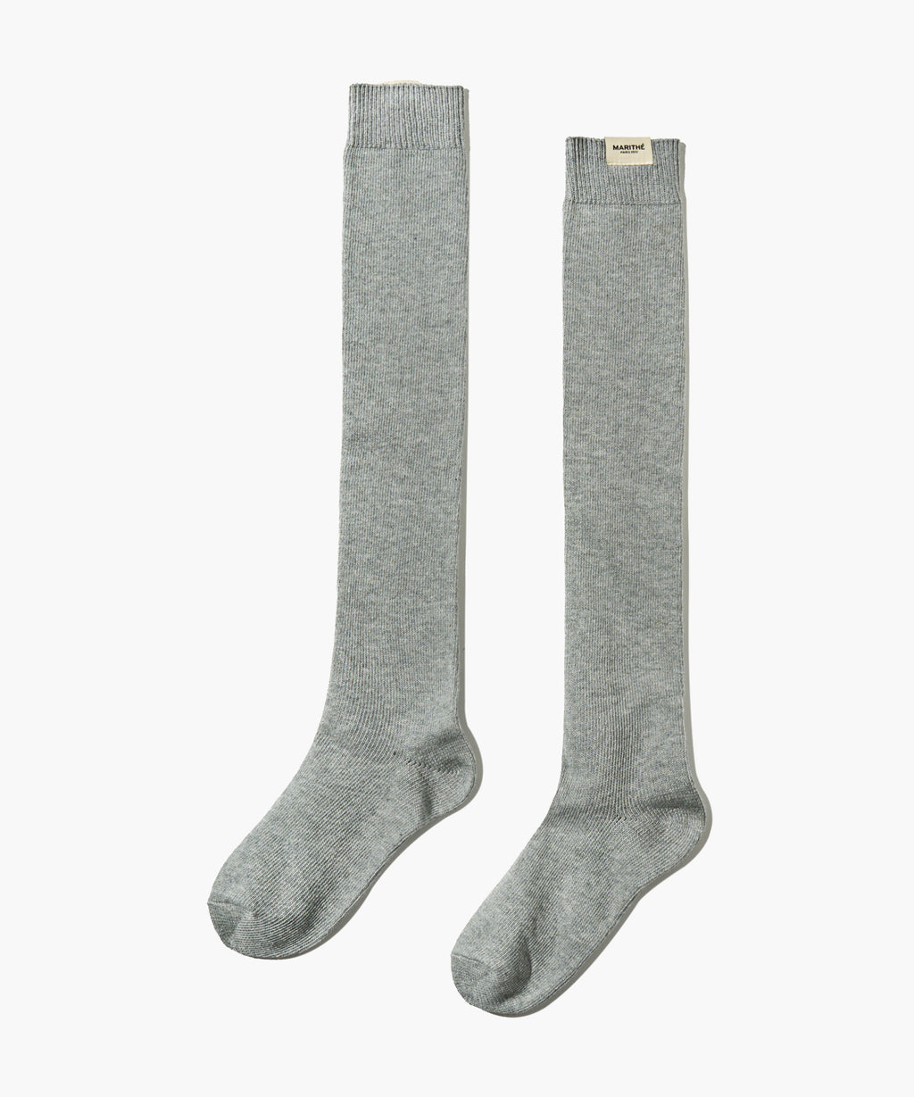 Marithe & Francois Girbaud - Knit Long Socks (Gray) product image 1 | TRAB K-Fashion Australia