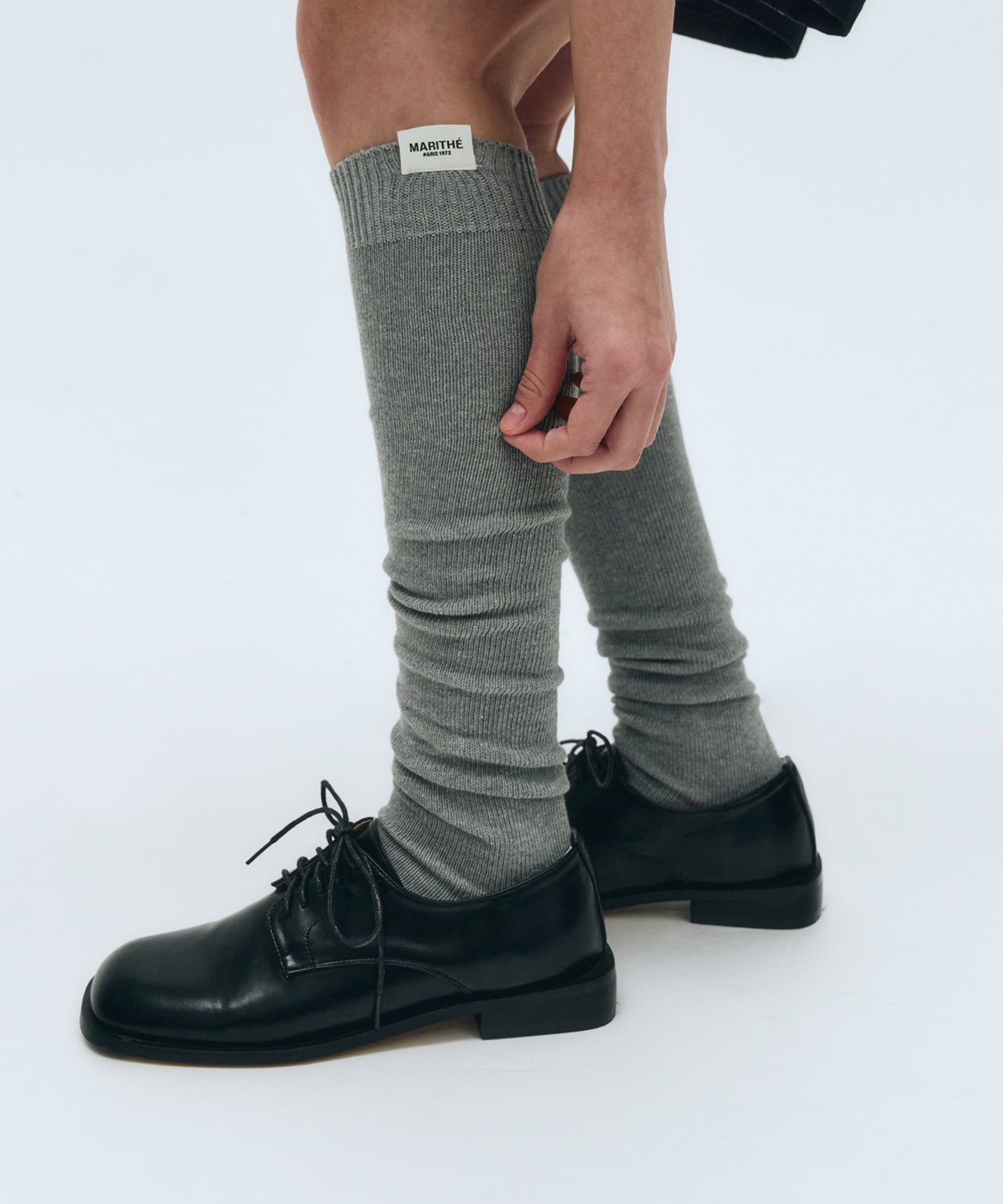 Marithe & Francois Girbaud - Knit Long Socks (Gray) product image 4 | TRAB K-Fashion Australia