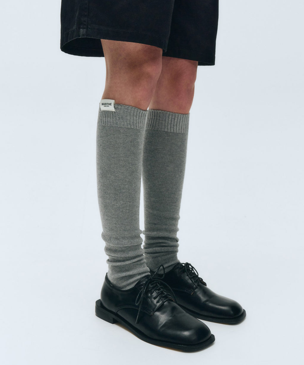 Marithe & Francois Girbaud - Knit Long Socks (Gray) product image 5 | TRAB K-Fashion Australia