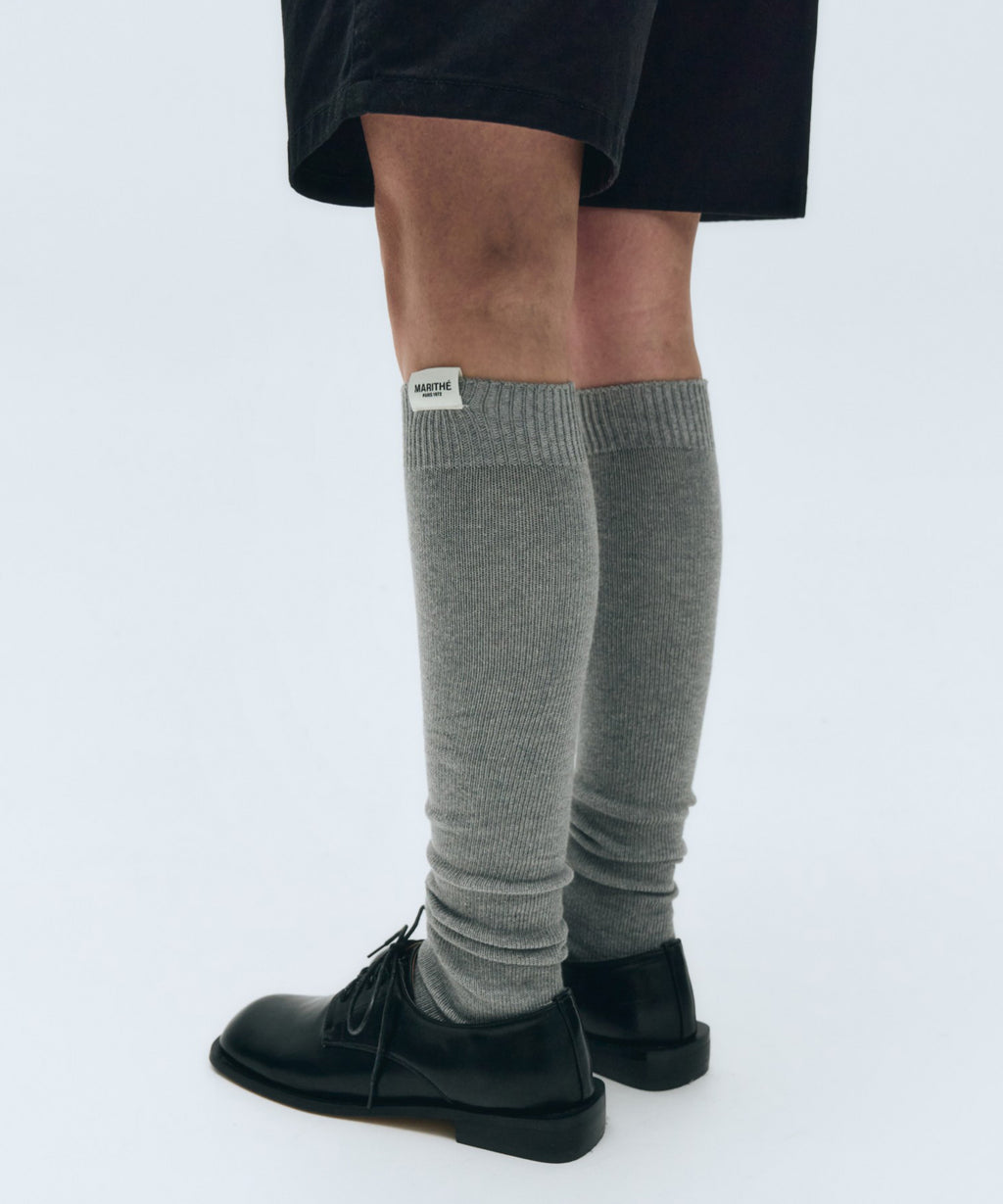Marithe & Francois Girbaud - Knit Long Socks (Gray) product image 6 | TRAB K-Fashion Australia