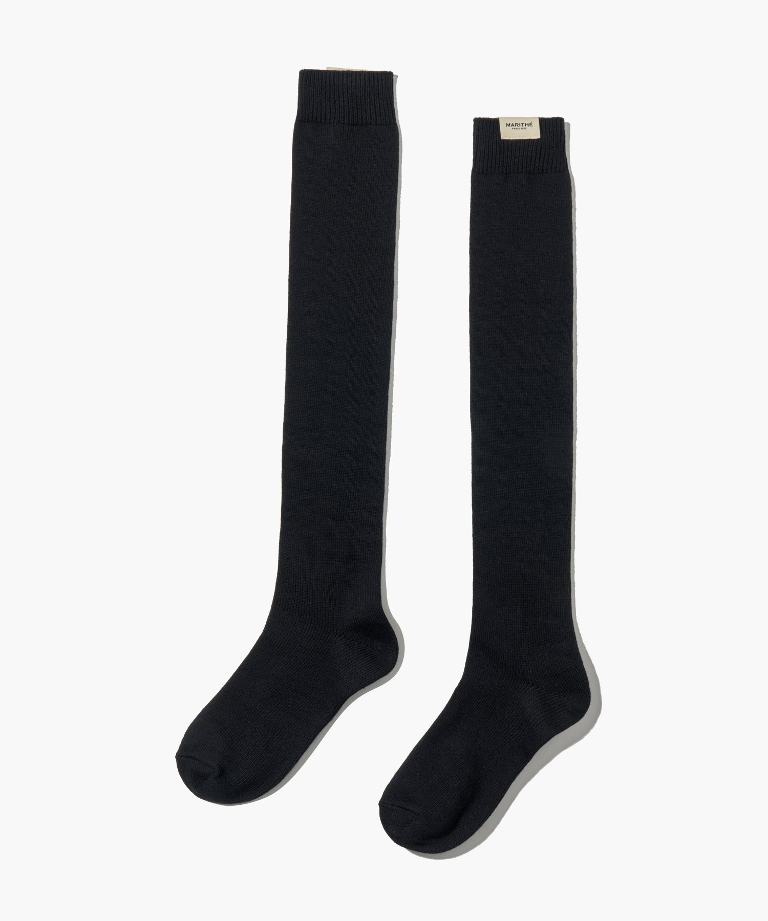 Marithe & Francois Girbaud - Knit Long Socks (Black) product image 1 | TRAB K-Fashion Australia