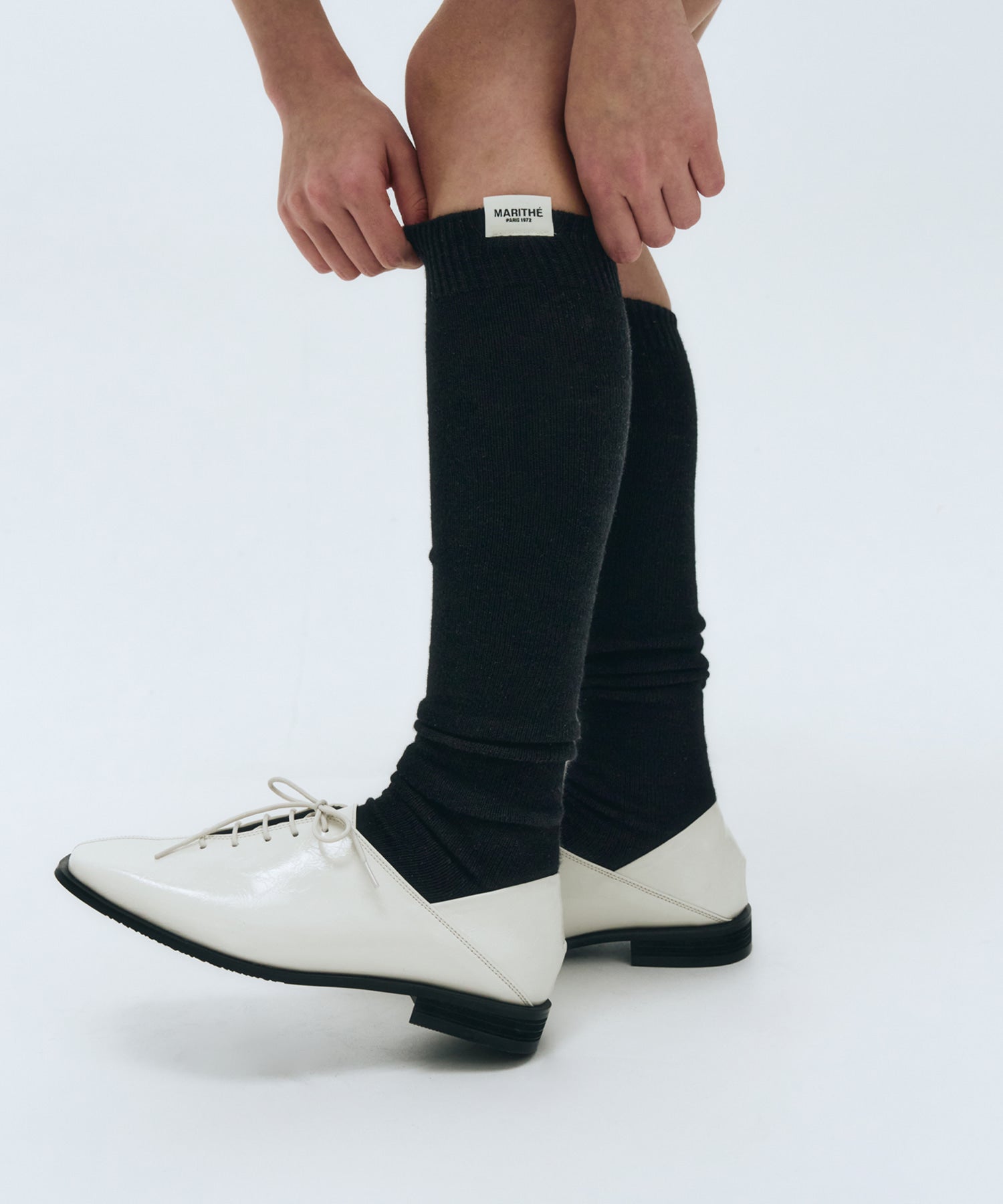 Marithe & Francois Girbaud - Knit Long Socks (Black) product image 4 | TRAB K-Fashion Australia