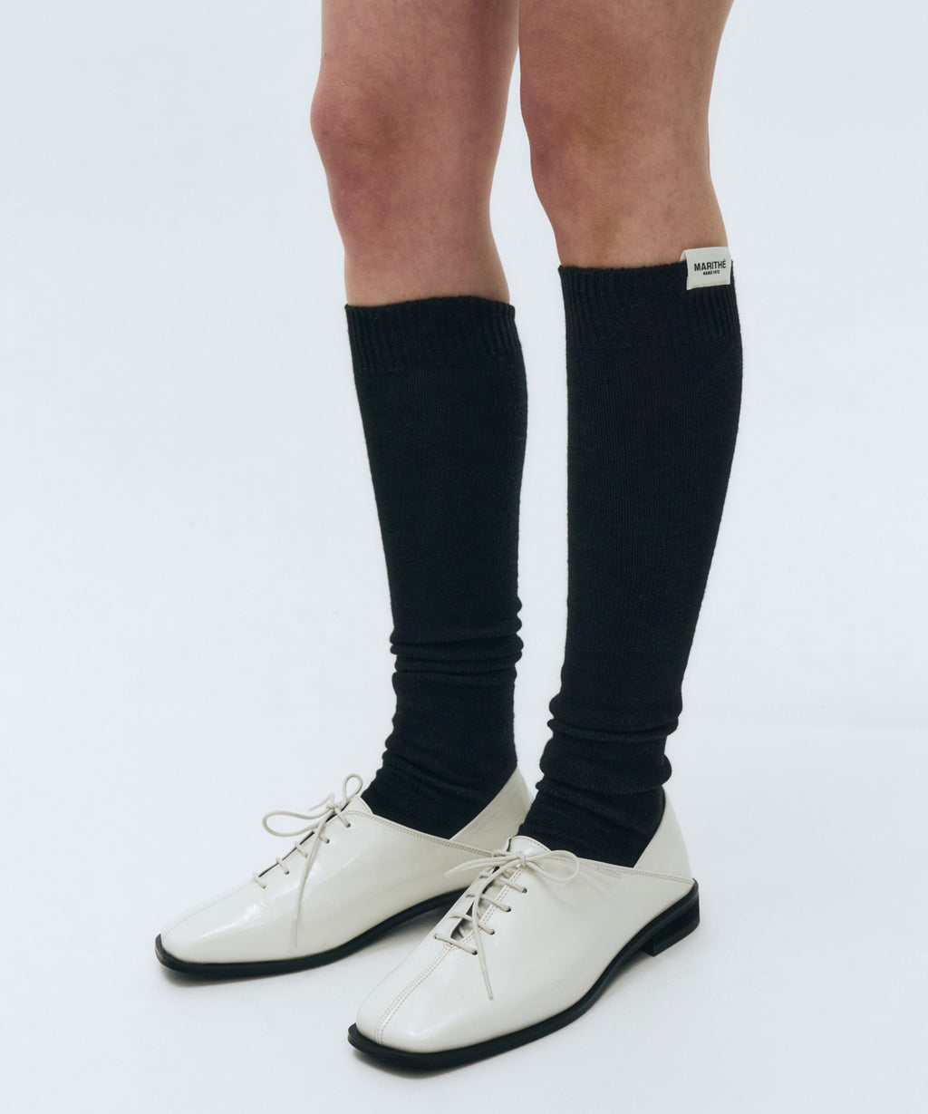Marithe & Francois Girbaud - Knit Long Socks (Black) product image 5 | TRAB K-Fashion Australia