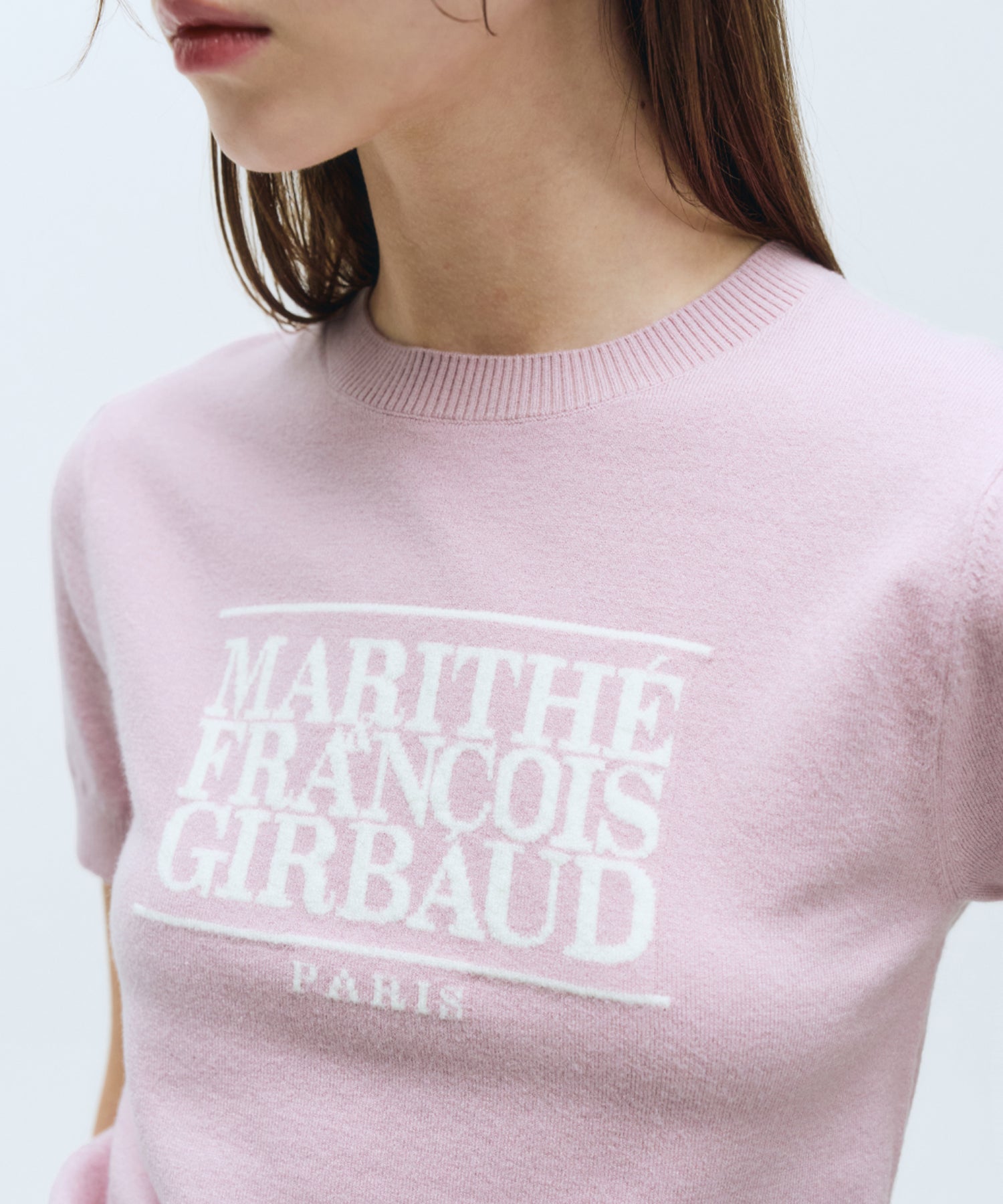 Marithe & Francois Girbaud - Classic Logo Half Knit (Light Purple) product image 3 | TRAB K-Fashion Australia