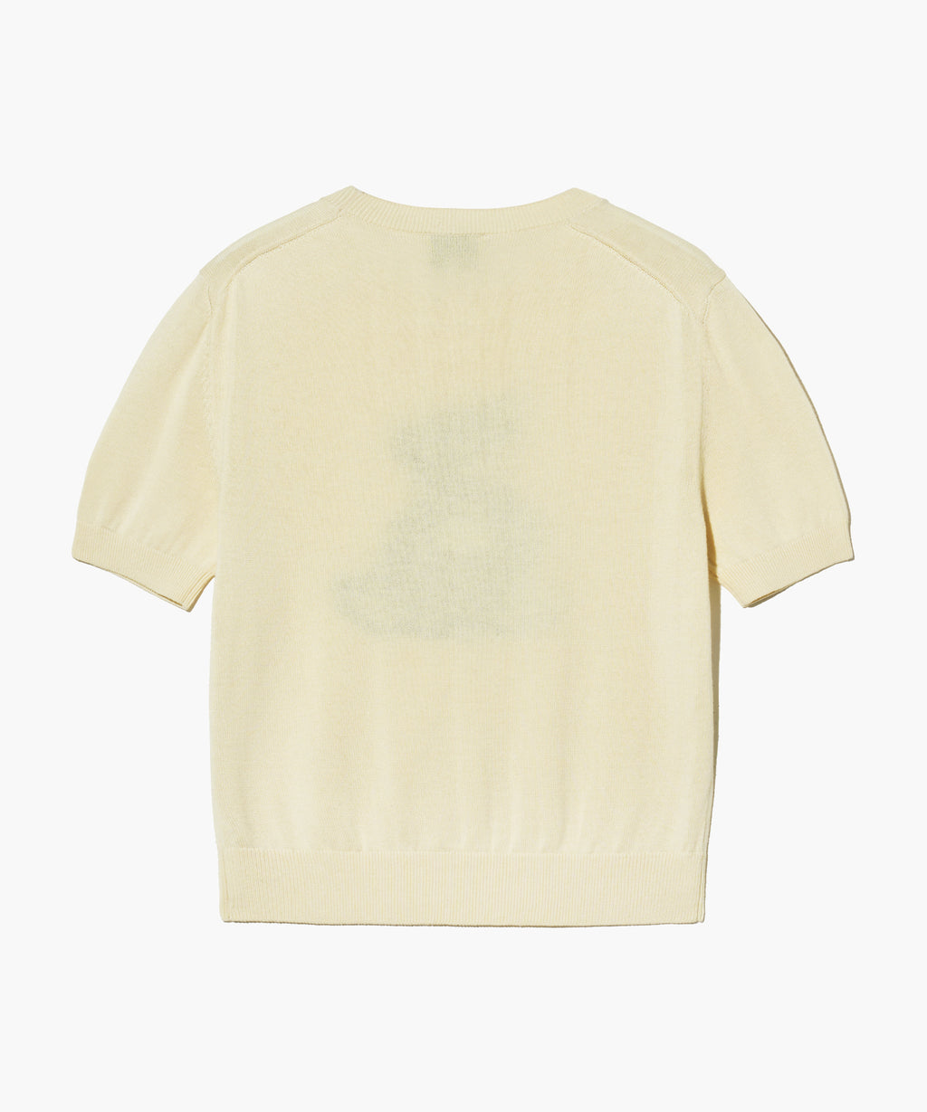 Marithe & Francois Girbaud - Doodle Bear Half Knit (Ivory) product image 7 | TRAB K-Fashion Australia