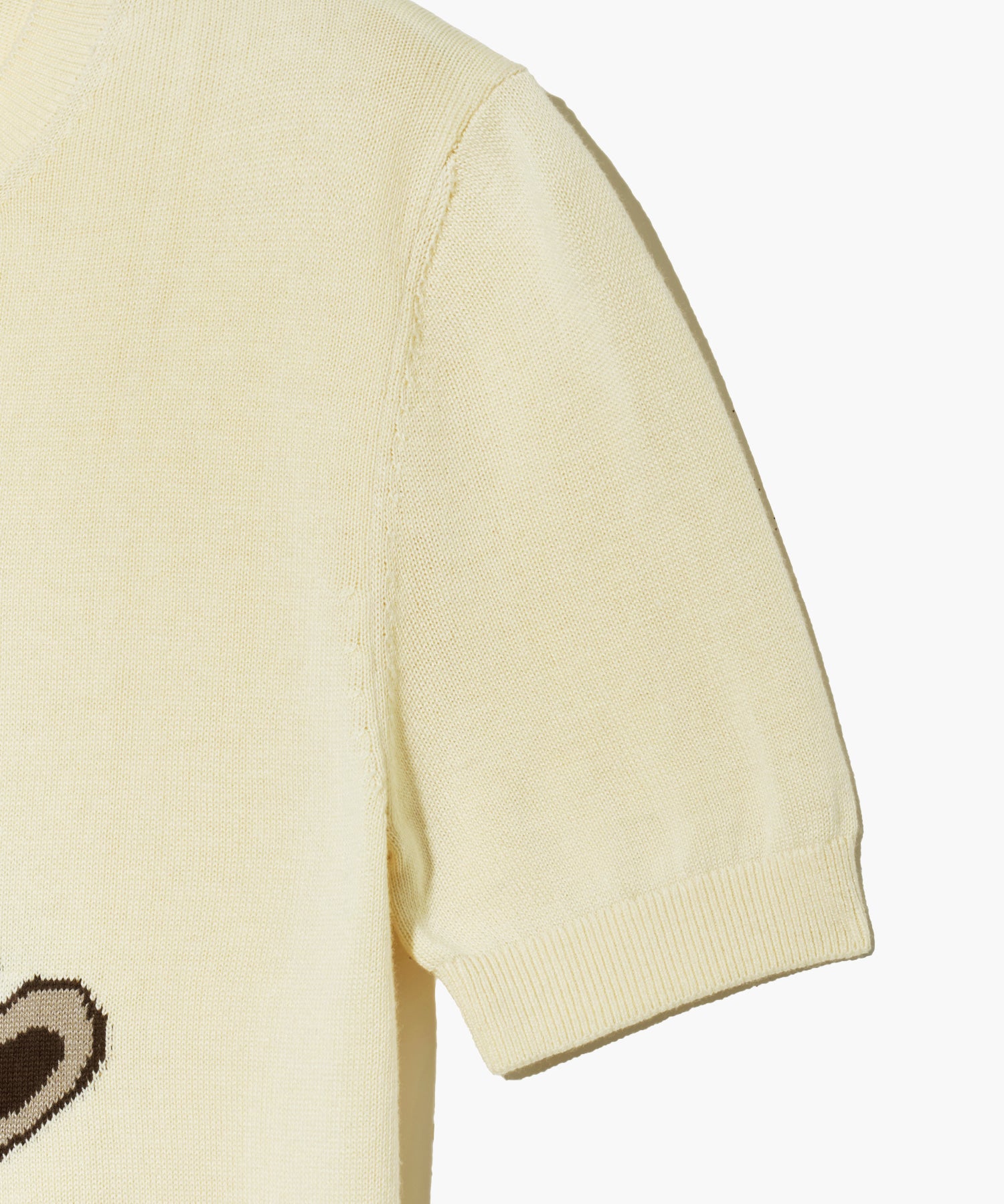Marithe & Francois Girbaud - Doodle Bear Half Knit (Ivory) product image 9 | TRAB K-Fashion Australia