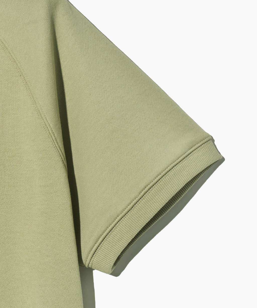 Marithe & Francois Girbaud - Classic Logo Half Sweatshirt (Olive Khaki) product image 9 | TRAB K-Fashion Australia