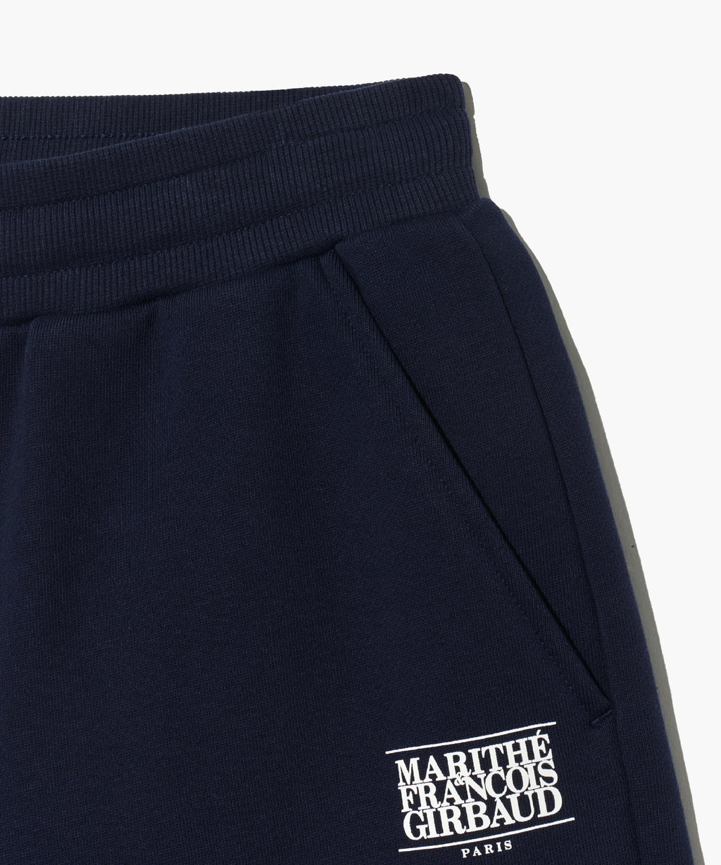 Marithe & Francois Girbaud - Classic Logo Sweat Shorts (Navy) product image 11 | TRAB K-Fashion Australia