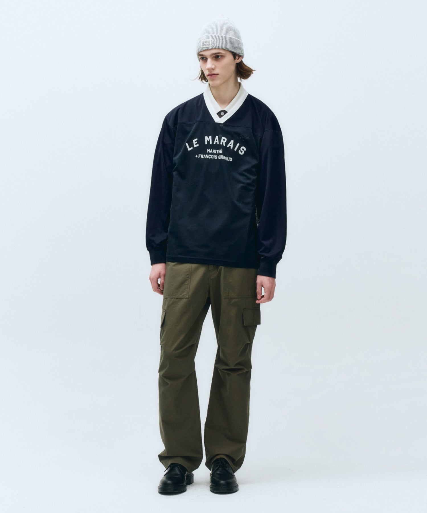 Marithe & Francois Girbaud - Mesh Long Sleeve (Navy) product image 4 | TRAB K-Fashion Australia