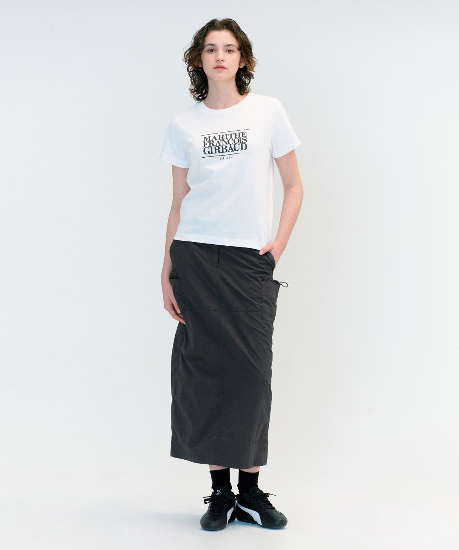 Marithe & Francois Girbaud - Classic Logo Tee (White) product image 5 | TRAB K-Fashion Australia