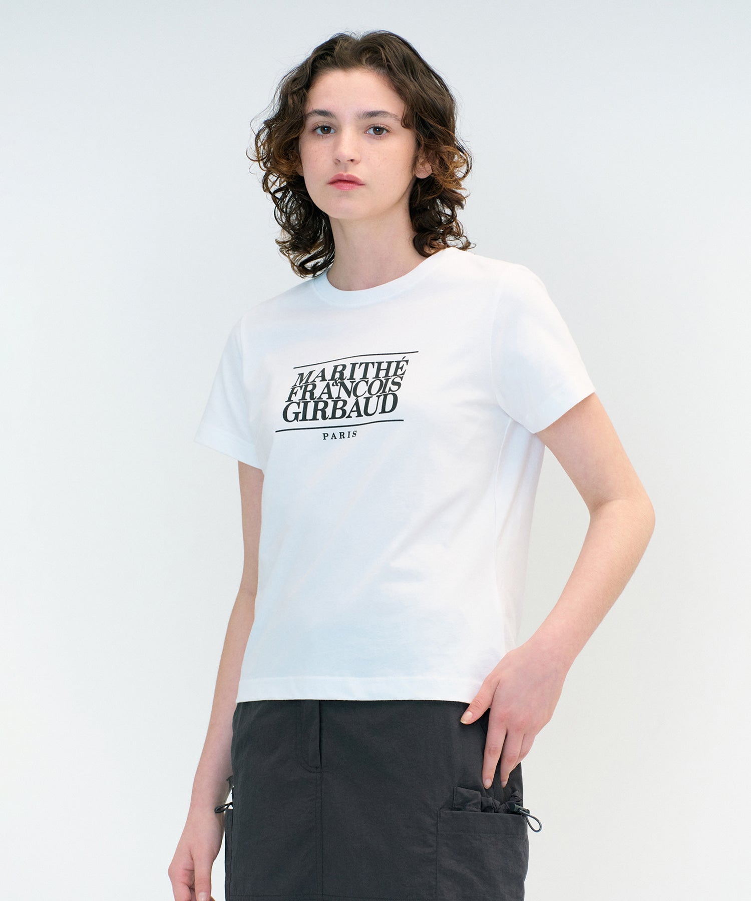 Marithe & Francois Girbaud - Classic Logo Tee (White) product image 4 | TRAB K-Fashion Australia