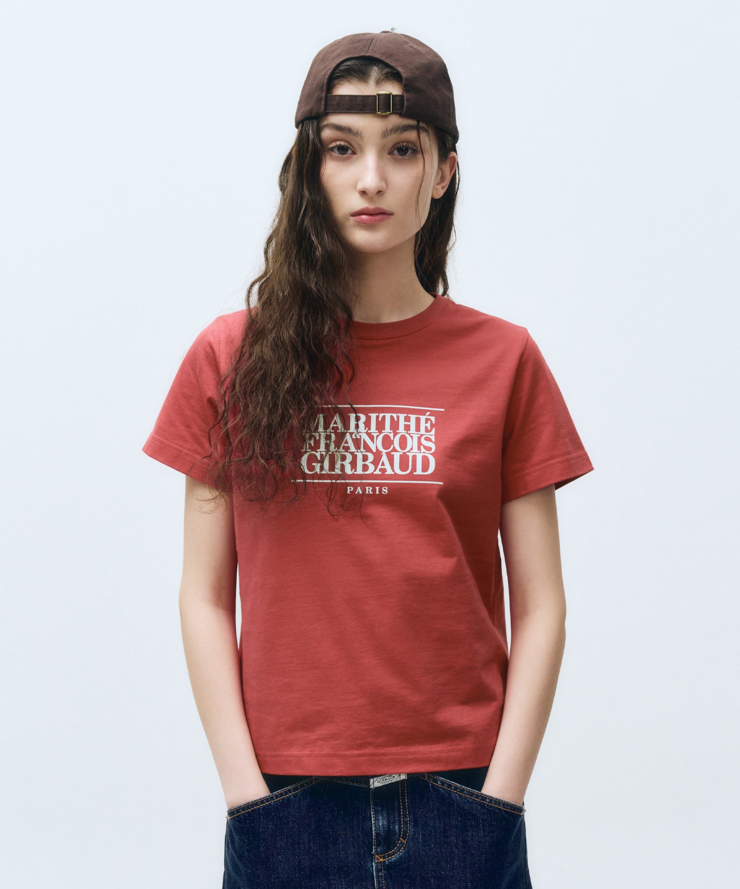 Marithe & Francois Girbaud - Classic Logo Tee (Red) product image 1 | TRAB K-Fashion Australia