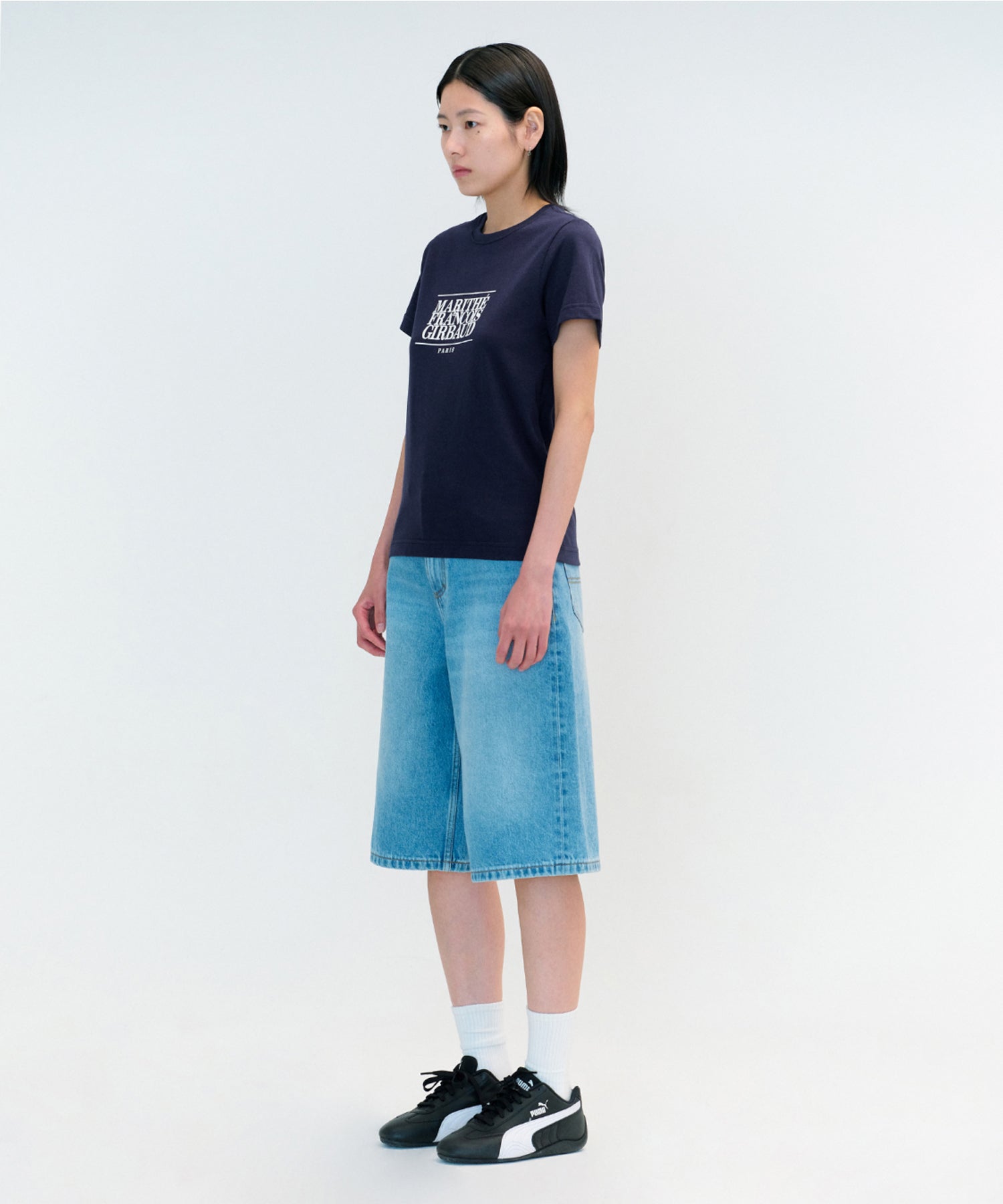 Marithe & Francois Girbaud - Classic Logo Tee (Navy) product image 3 | TRAB K-Fashion Australia