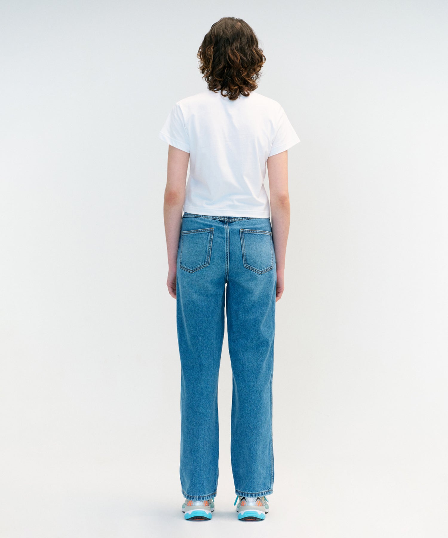 Marithe & Francois Girbaud - Classic Logo Crop Tee (White) product image 4 | TRAB K-Fashion Australia