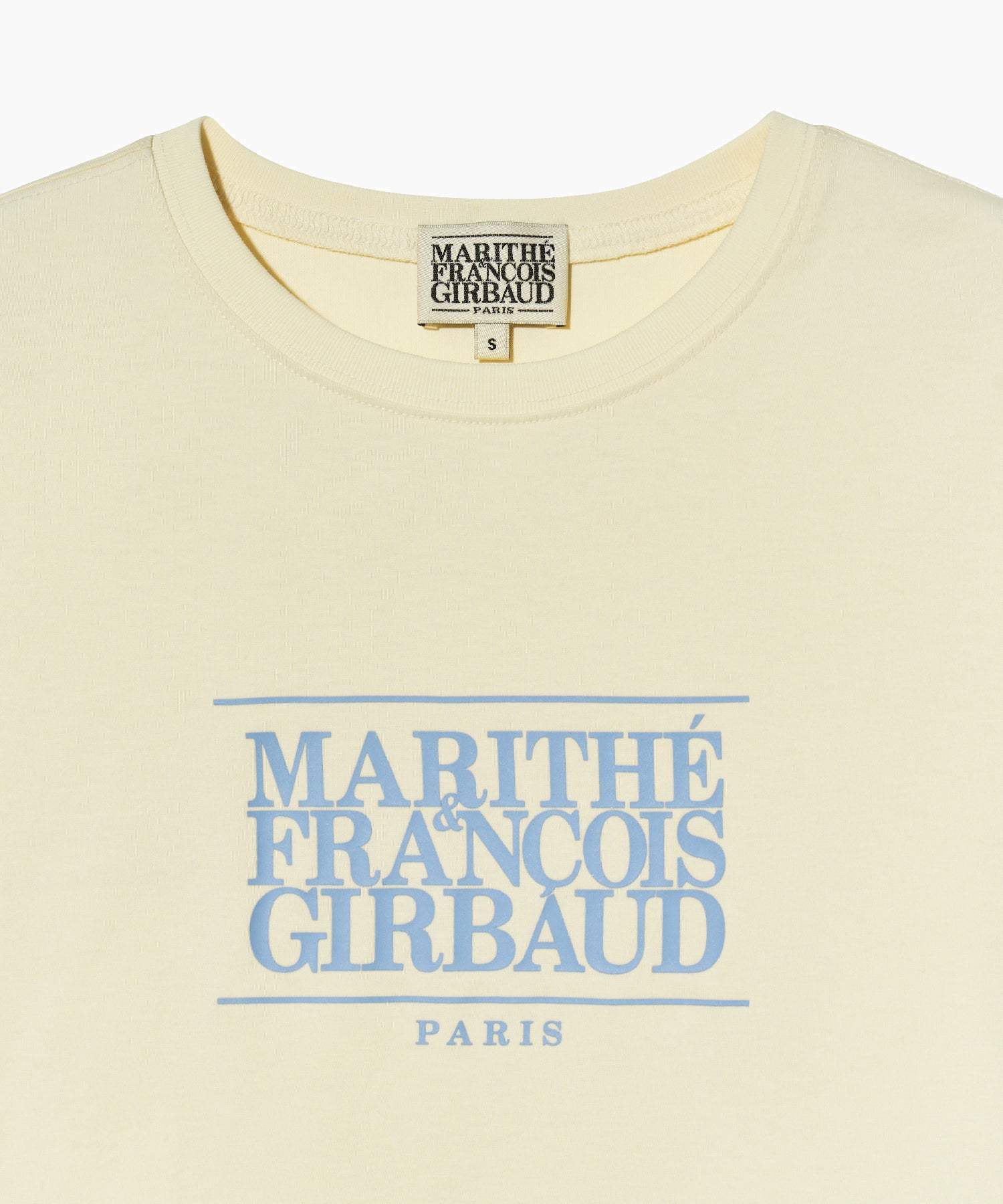 Marithe & Francois Girbaud - Classic Logo Crop Tee (Cream) product image 8 | TRAB K-Fashion Australia