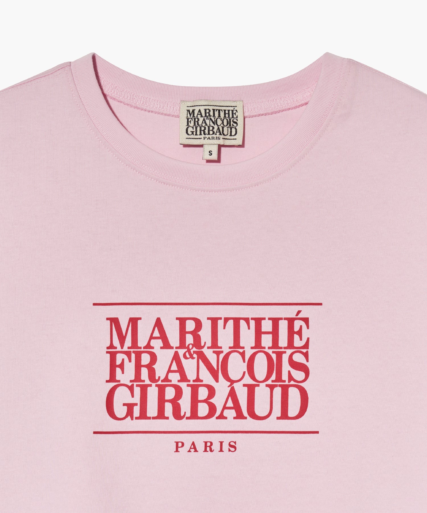 Marithe & Francois Girbaud - Classic Logo Crop Tee (Baby Pink) product image 8 | TRAB K-Fashion Australia