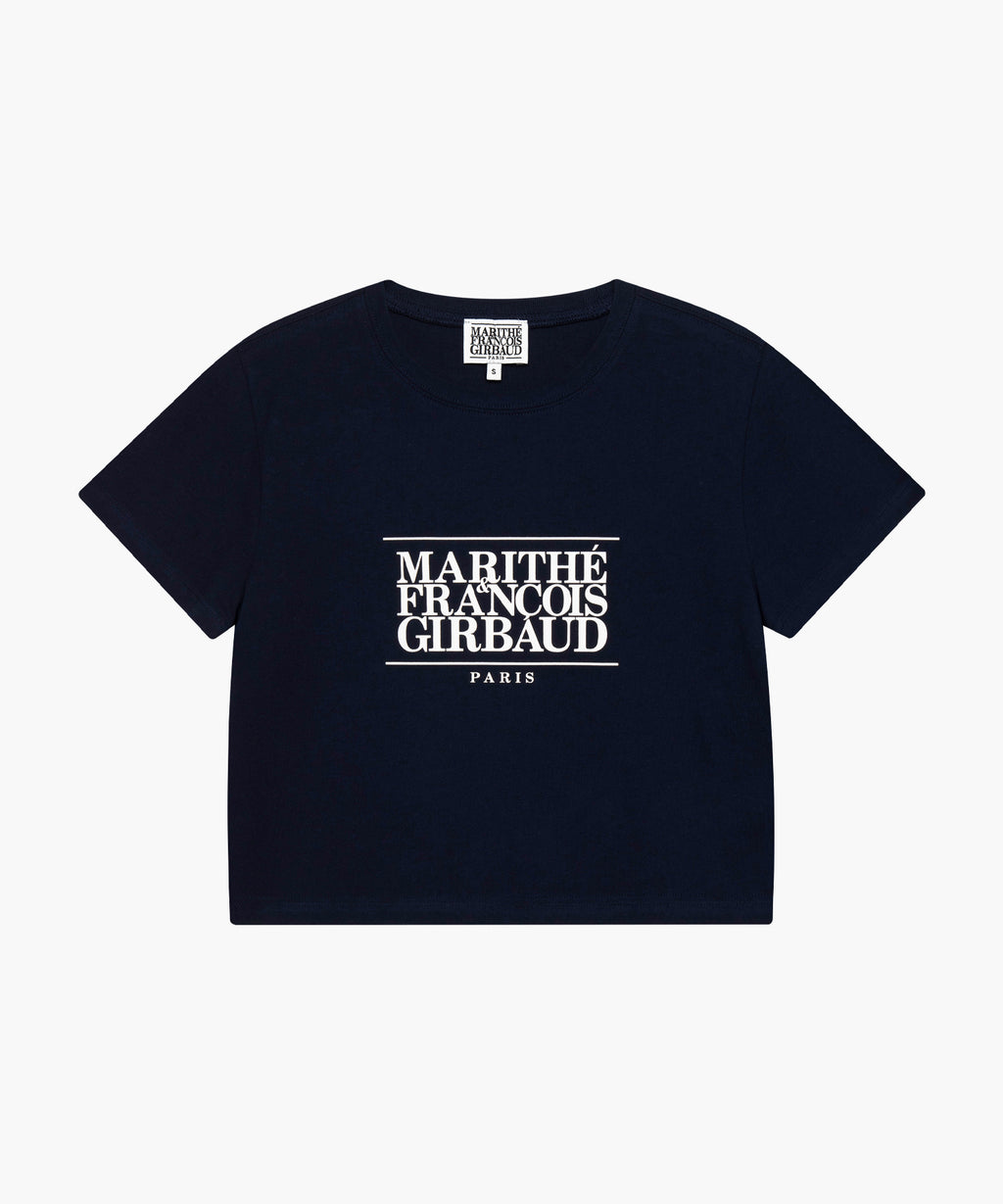 Marithe & Francois Girbaud - Classic Logo Crop Tee (Navy) product image 5 | TRAB K-Fashion Australia