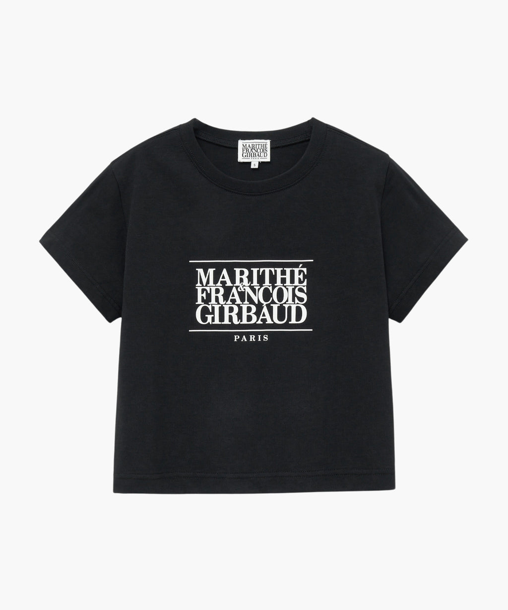 Marithe & Francois Girbaud - Classic Logo Crop Tee (Black) product image 5 | TRAB K-Fashion Australia