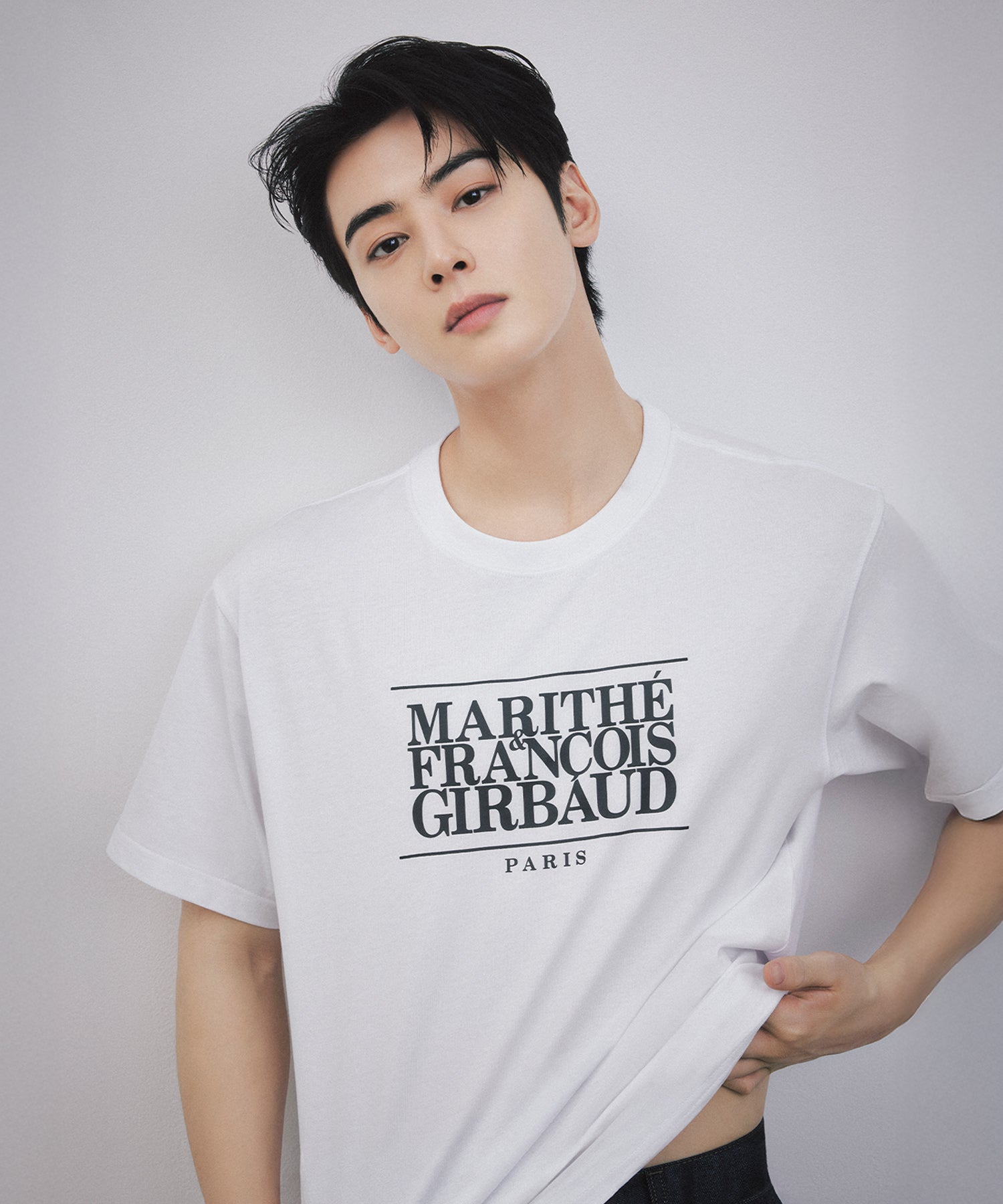 Marithe & Francois Girbaud - Classic Logo Tee (White) product image 2 | TRAB K-Fashion Australia