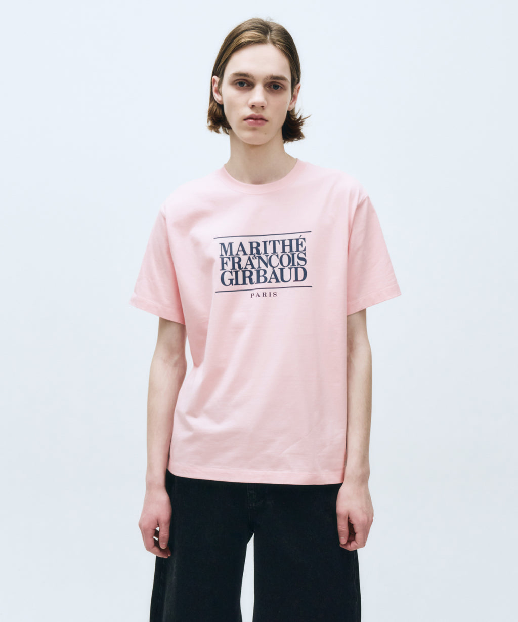 Marithe & Francois Girbaud - Classic Logo Tee (Light Pink) product image 1 | TRAB K-Fashion Australia