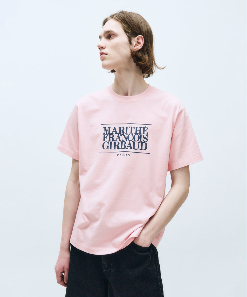Marithe & Francois Girbaud - Classic Logo Tee (Light Pink) product image 2 | TRAB K-Fashion Australia