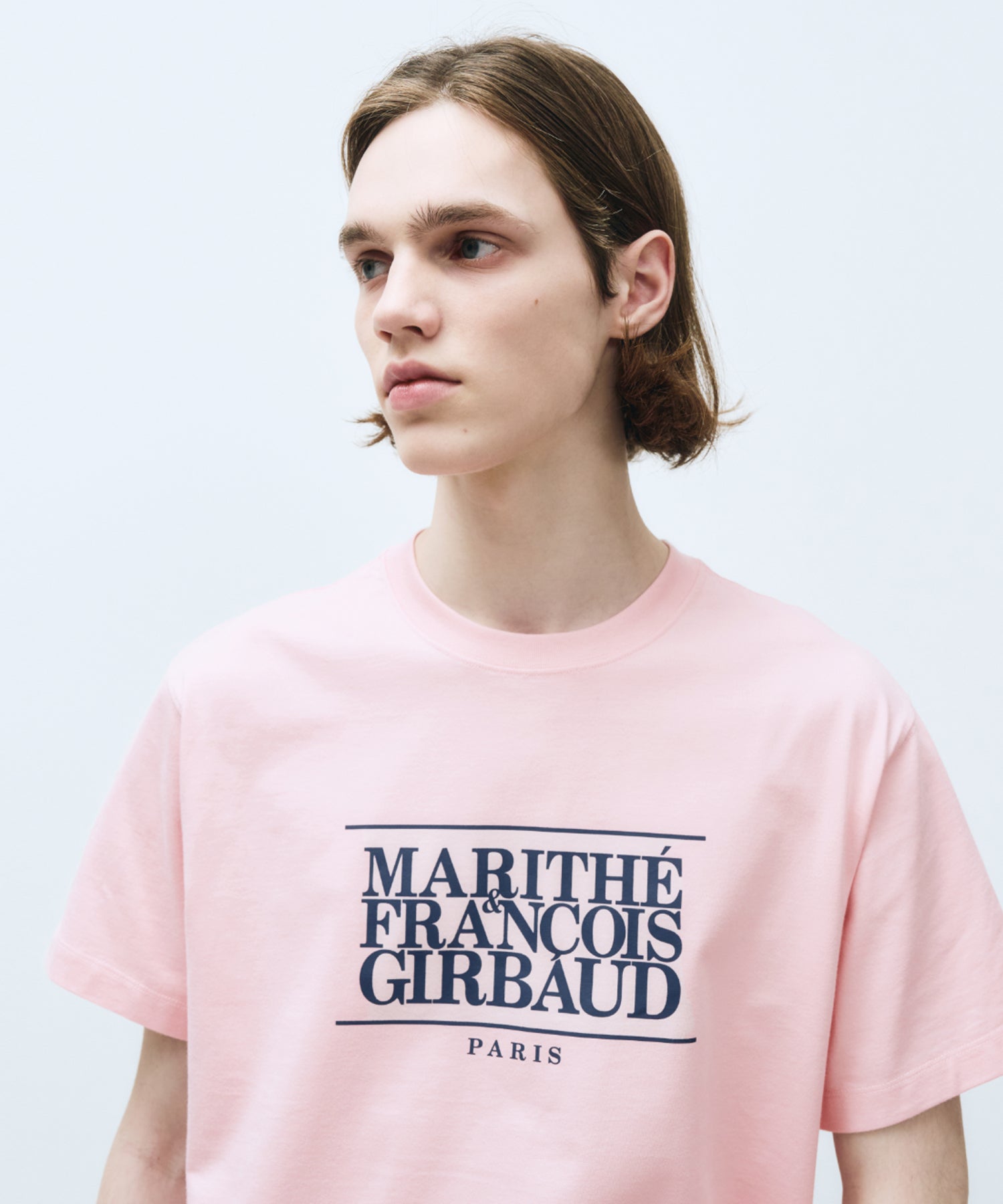 Marithe & Francois Girbaud - Classic Logo Tee (Light Pink) product image 3 | TRAB K-Fashion Australia