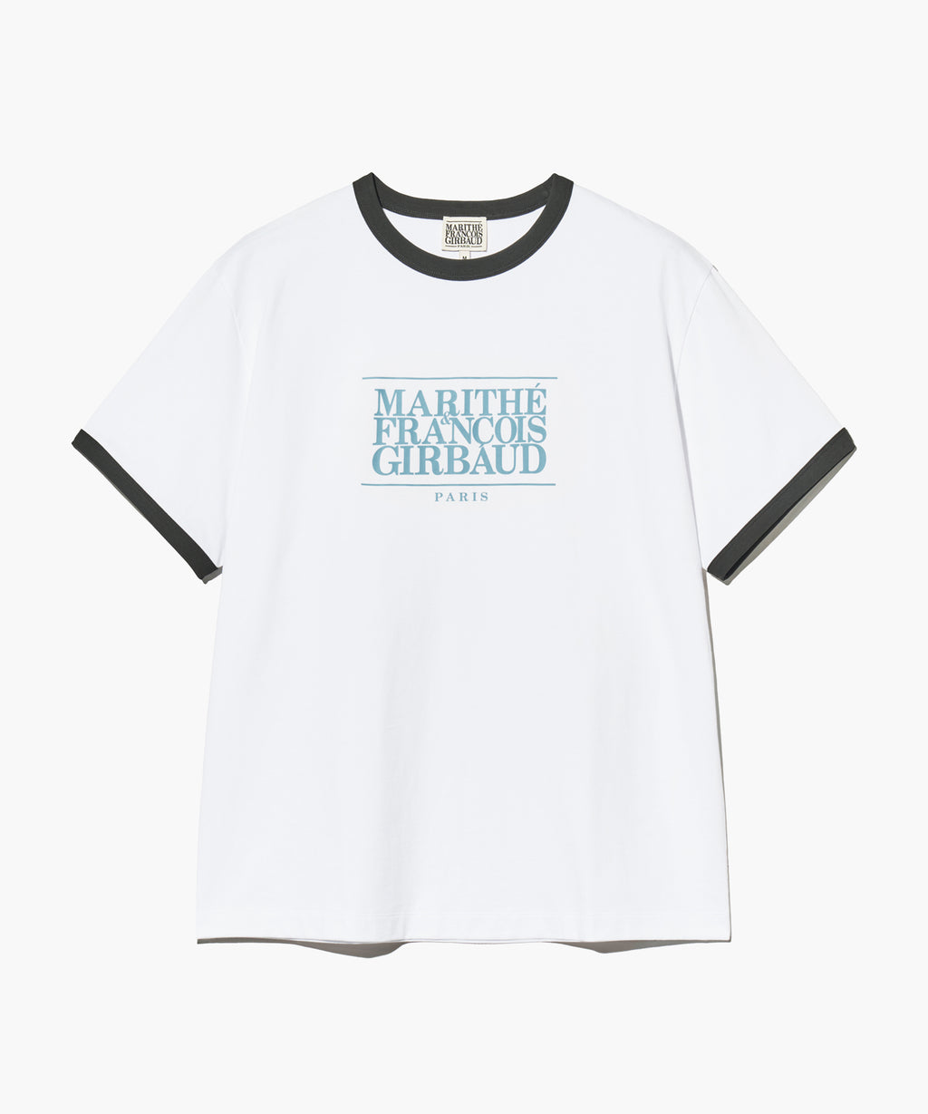 Marithe & Francois Girbaud - Classic Logo Color Point Tee (White) product image 9 | TRAB K-Fashion Australia