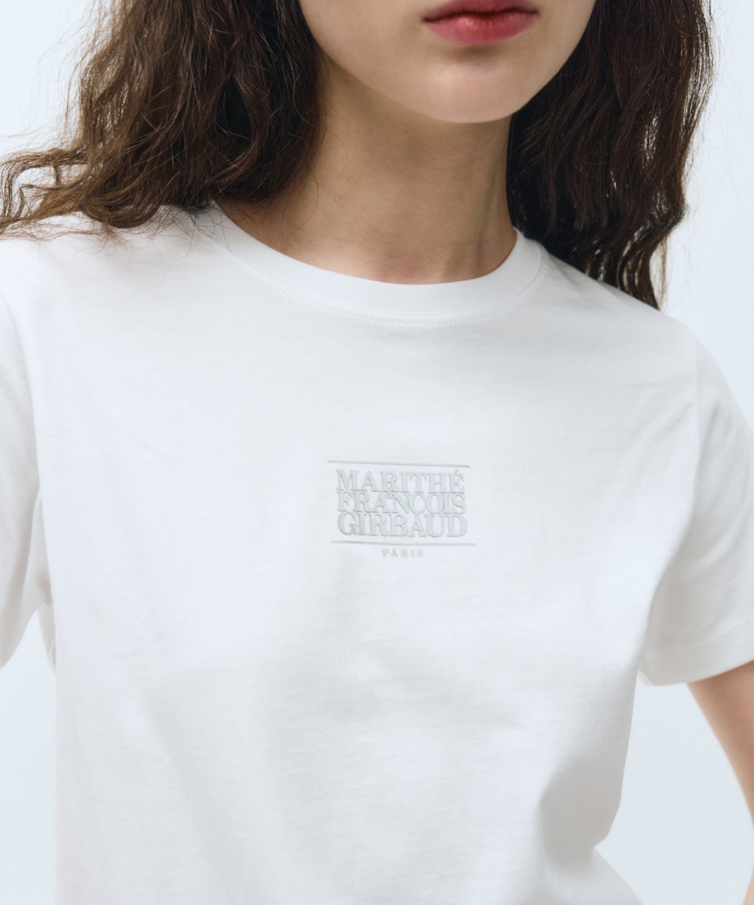 Marithe & Francois Girbaud - Small Classic Logo Tee (White) product image 2 | TRAB K-Fashion Australia