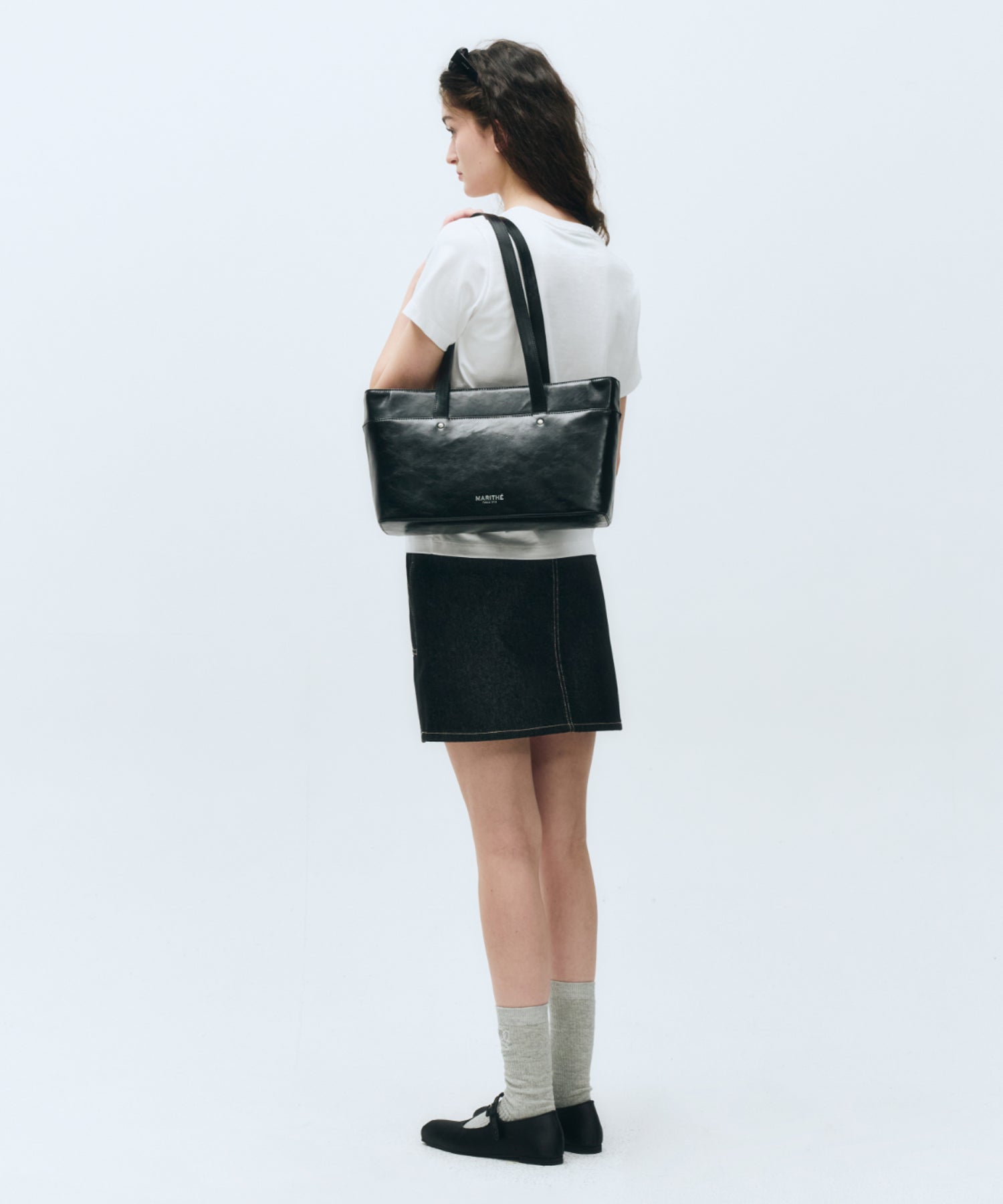 Marithe & Francois Girbaud - Small Classic Logo Tee (White) product image 5 | TRAB K-Fashion Australia